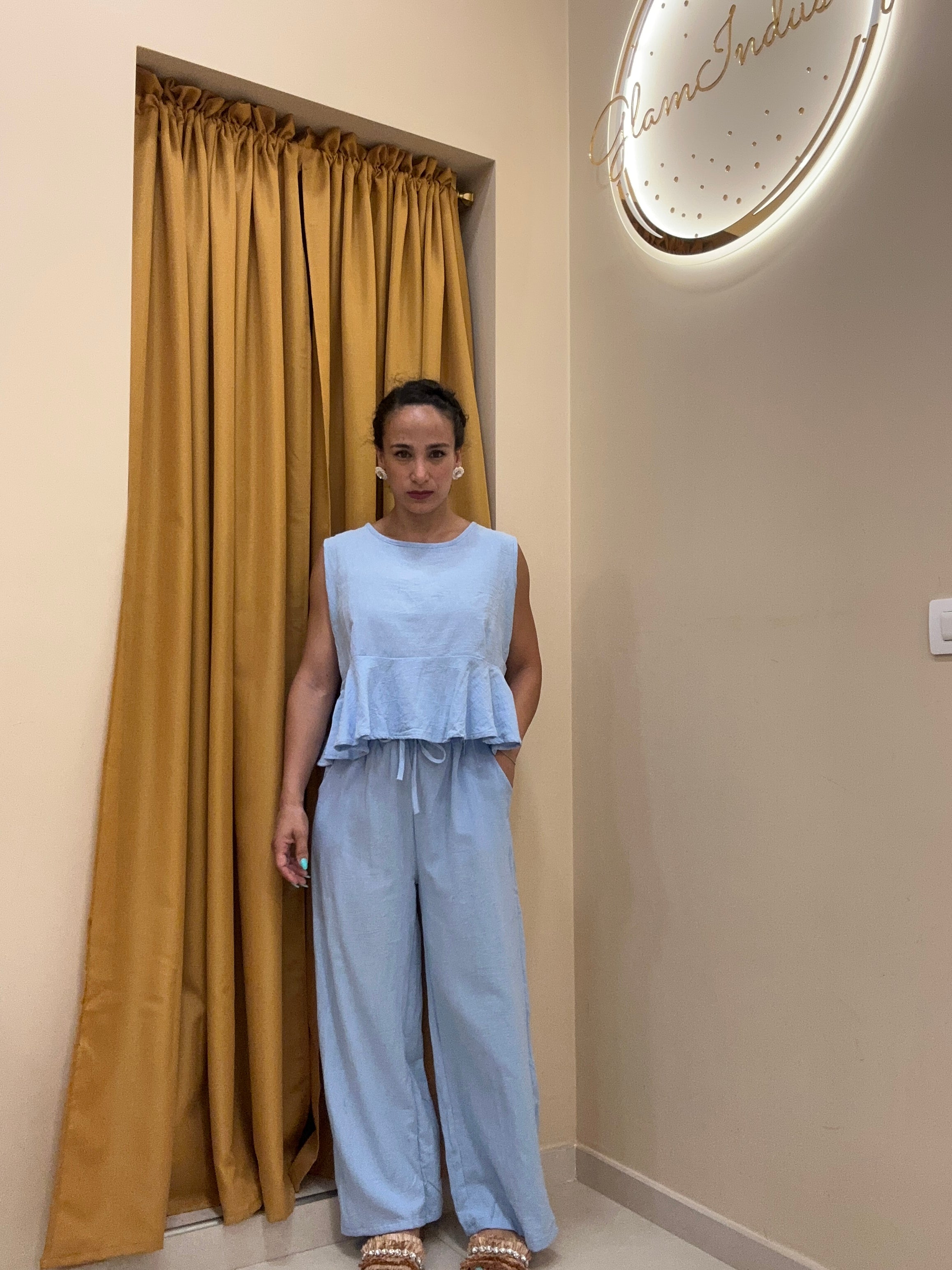 Coordinato 65% lino 35% cotone