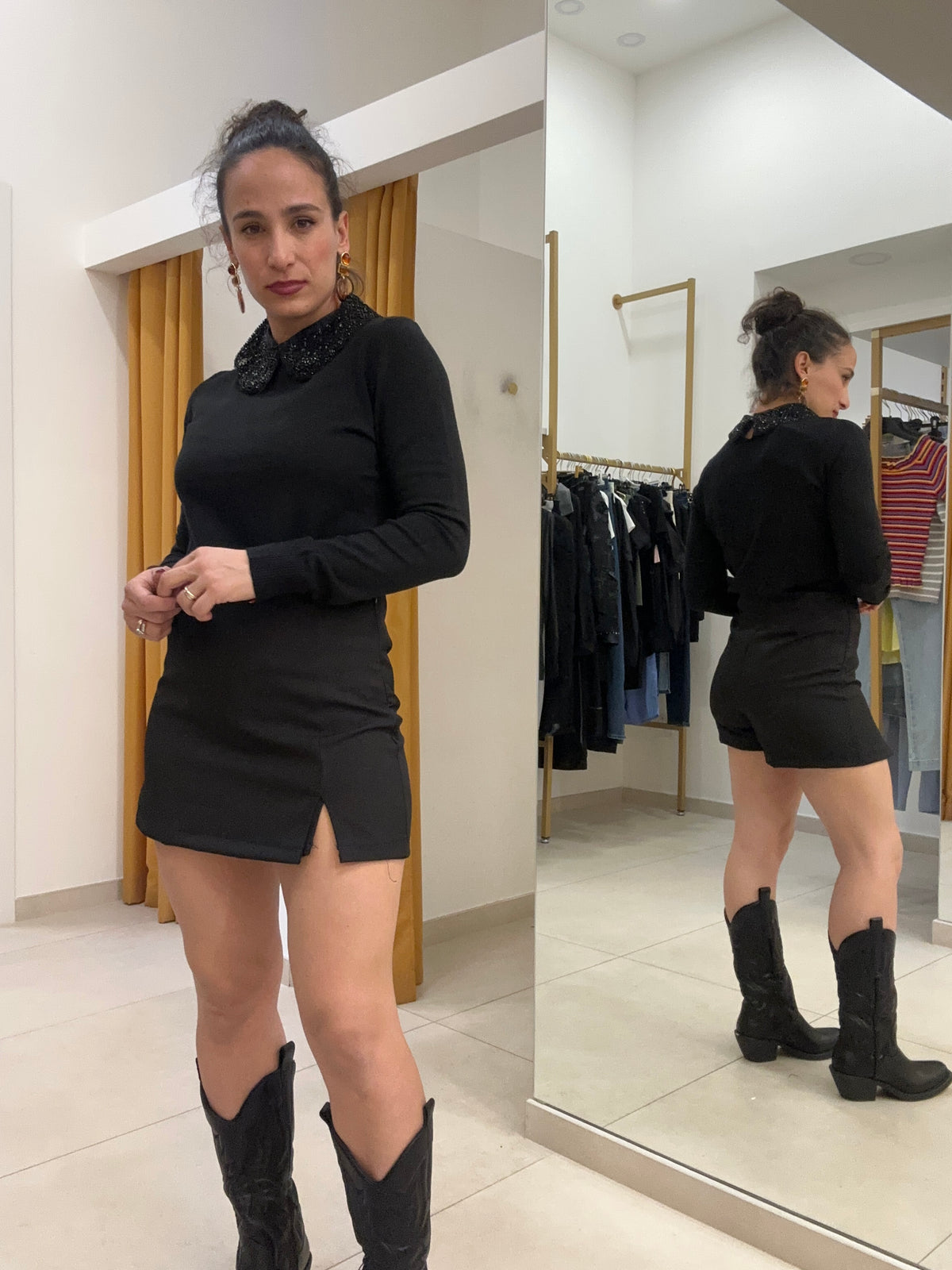Short gonna spacchetto