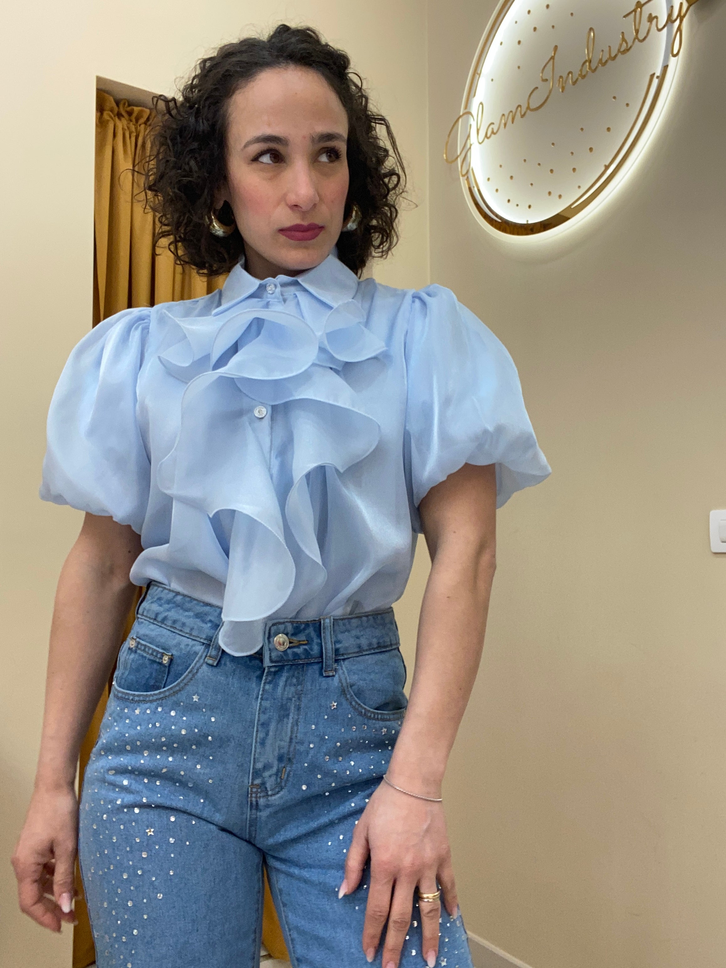 Camicia 9913  azzurra