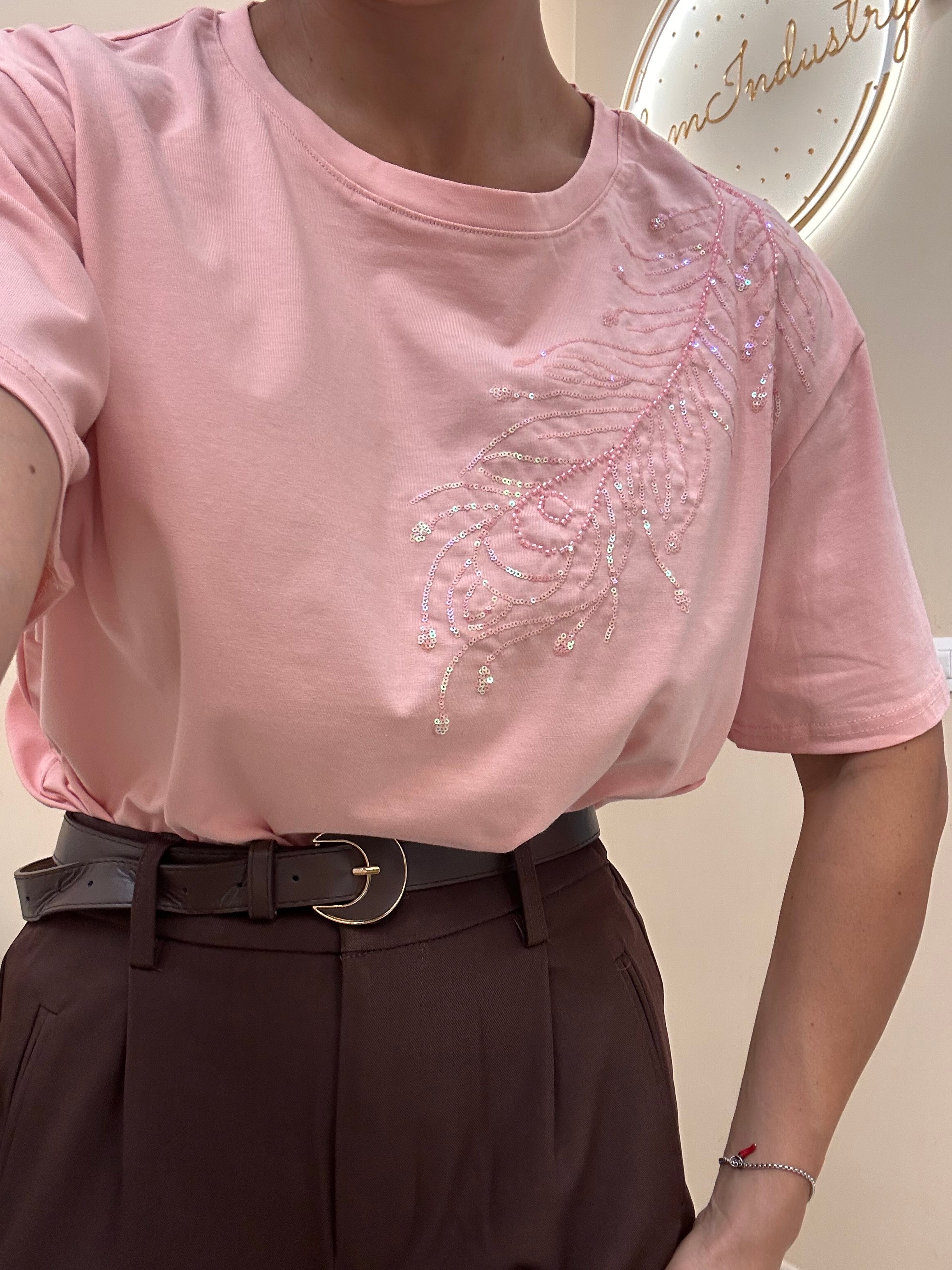 T-shirt foglie