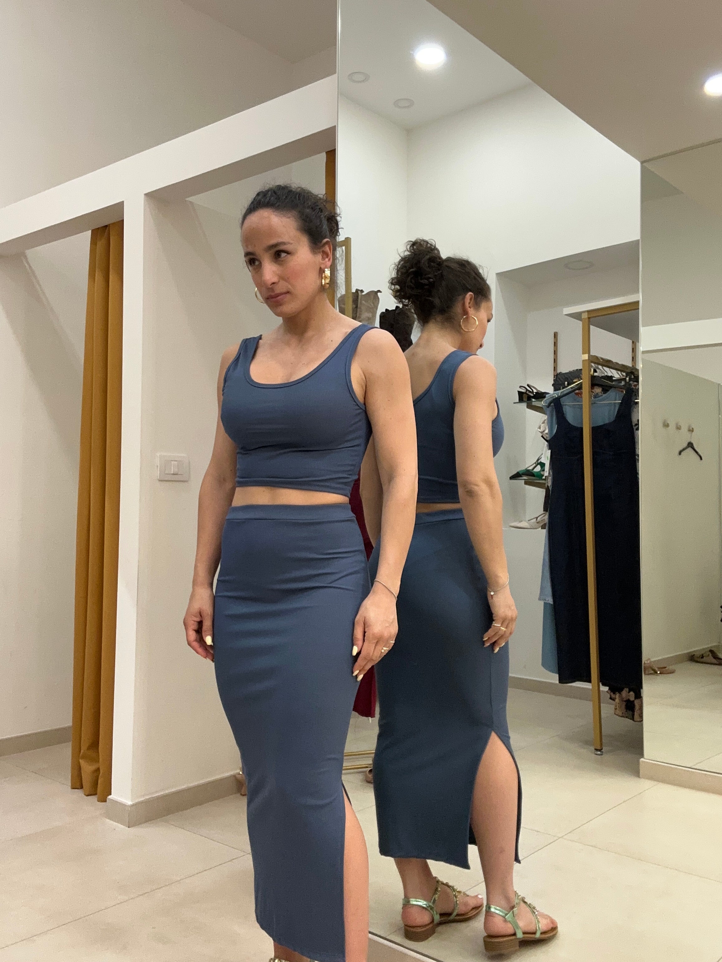 Coordinato top e gonna