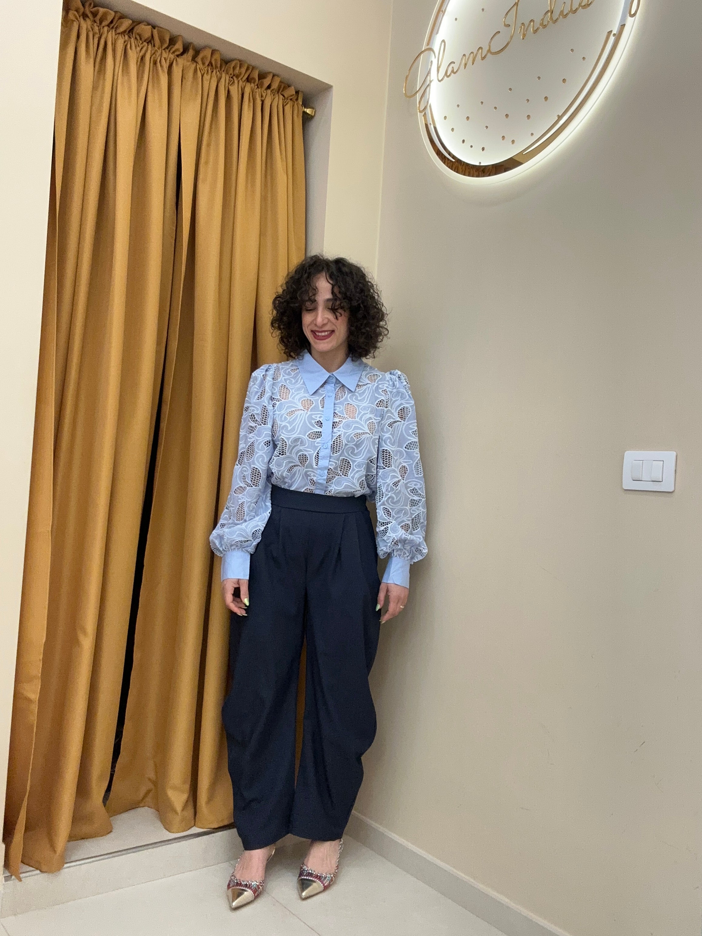 Camicia Cesare celeste