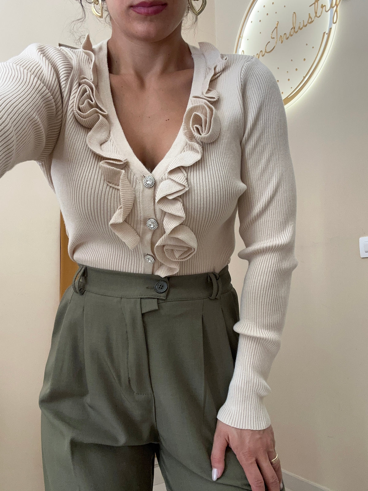 Cardigan rose