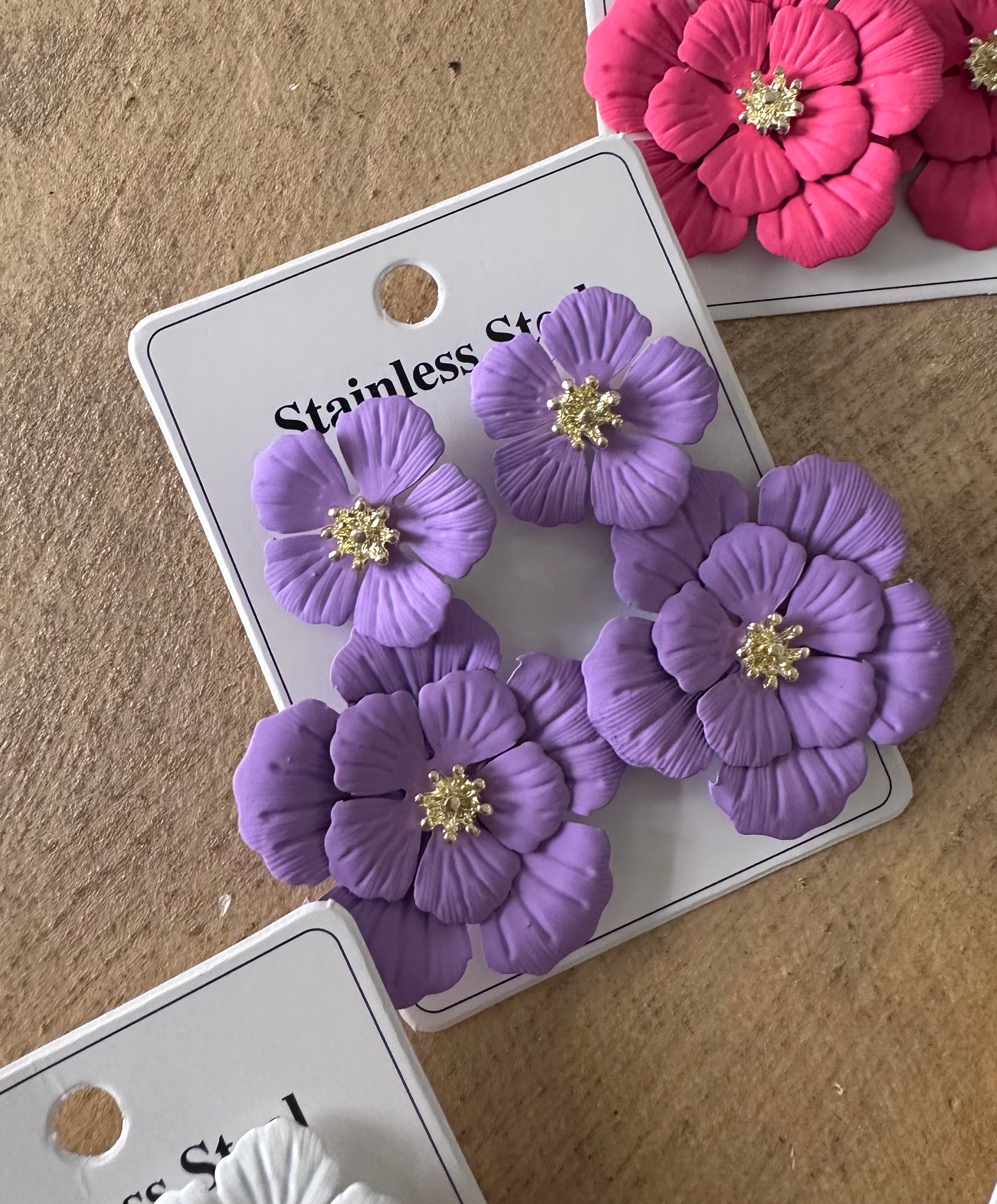 Orecchini fiori