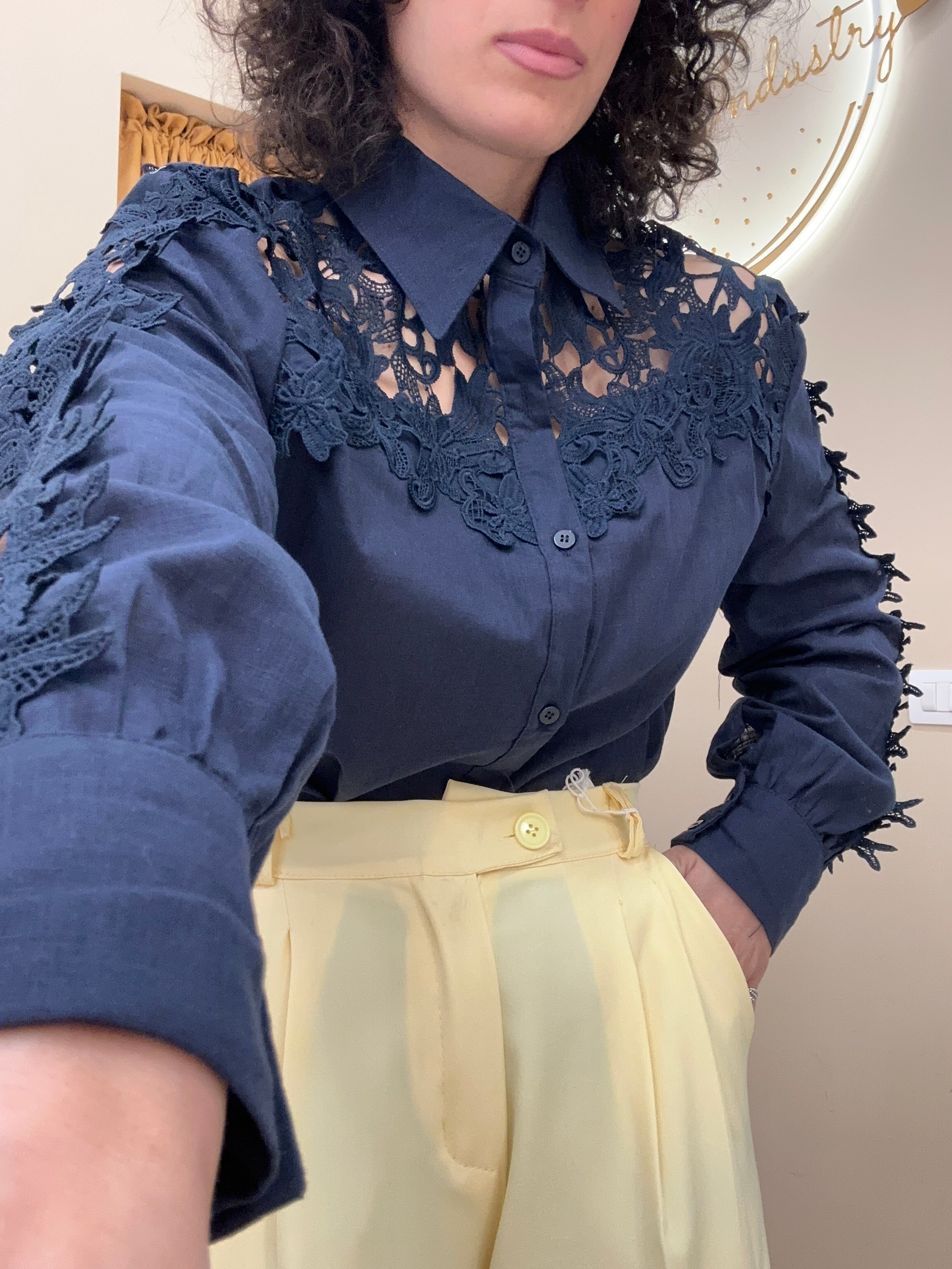 Camicia sweet blu