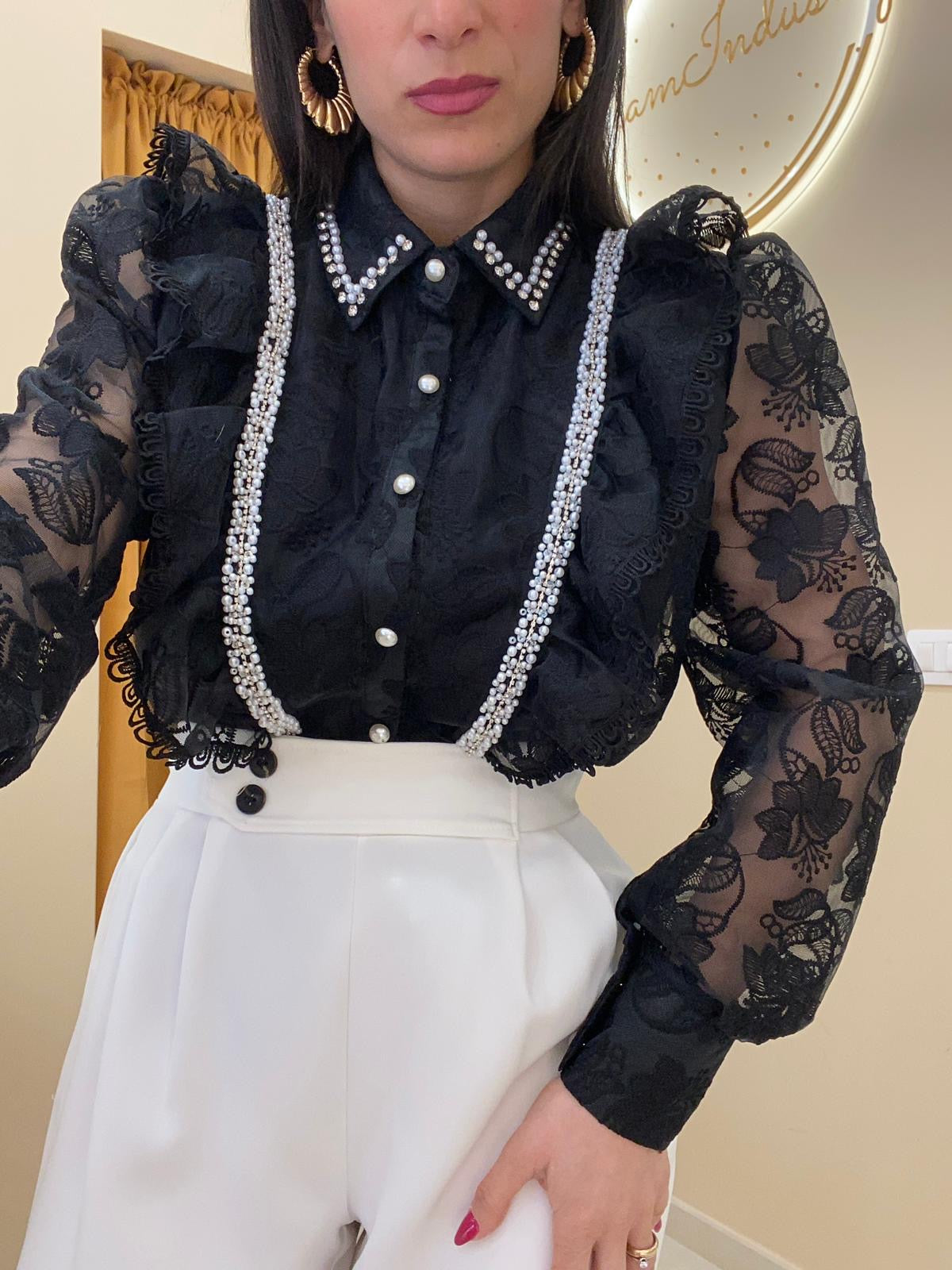 Camicia Andrea nera