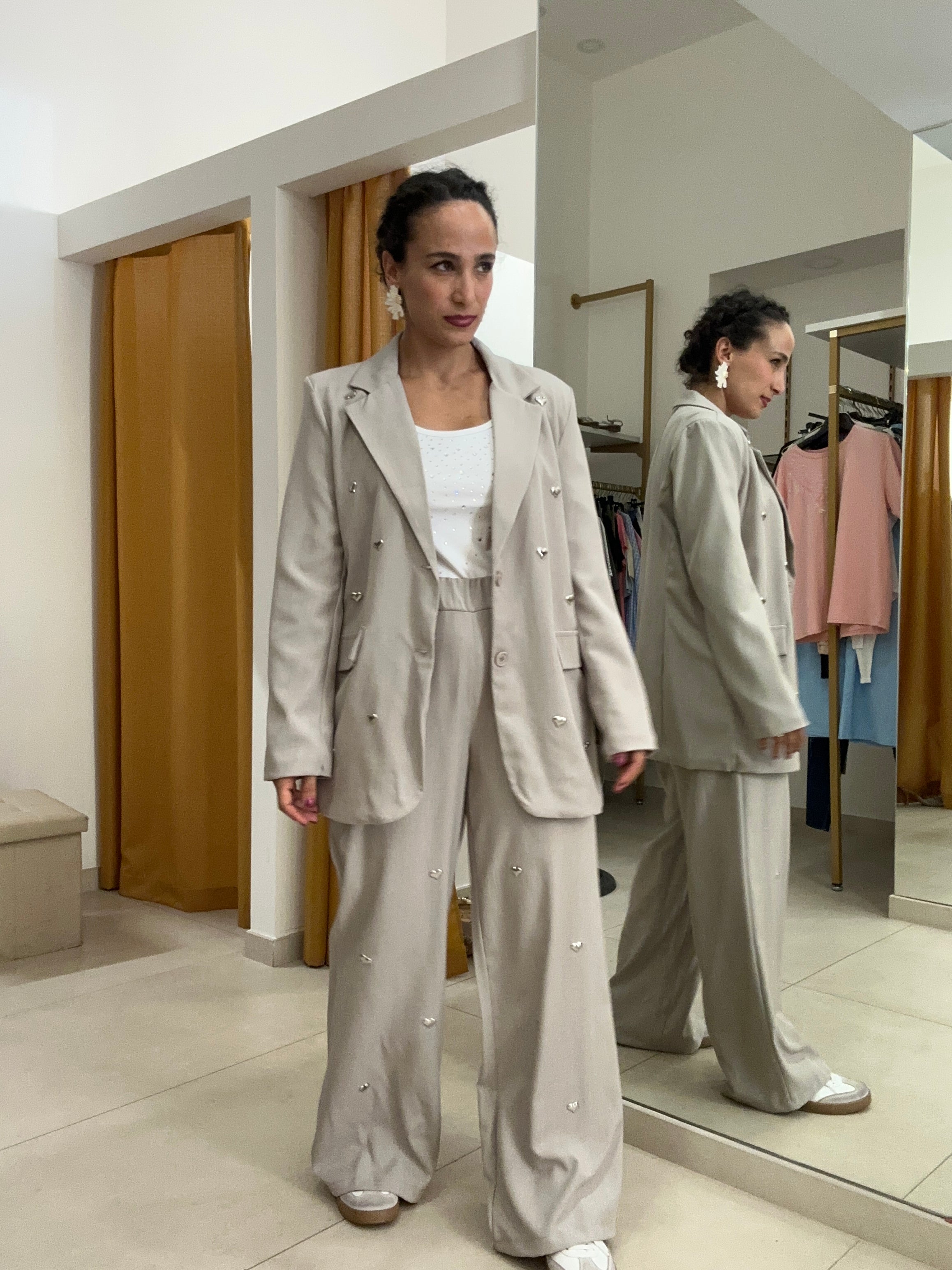 Tailleur cuori CAMEL