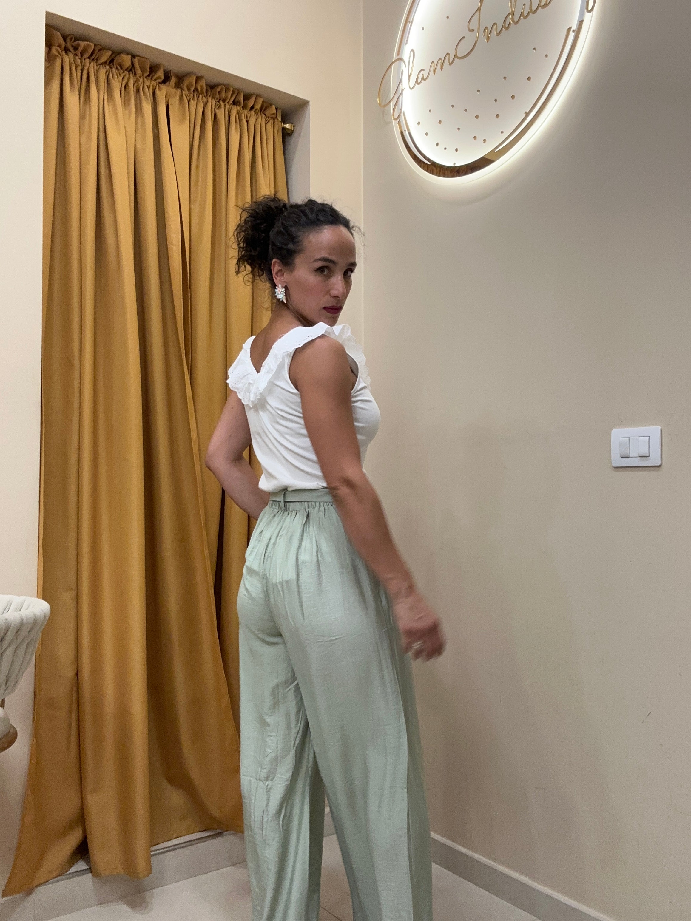 Pantalone tessuto