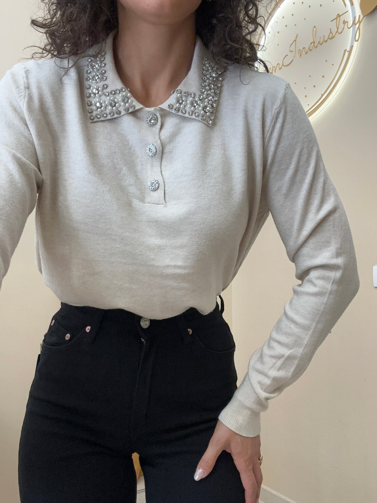 Pull colletto alla Teresa