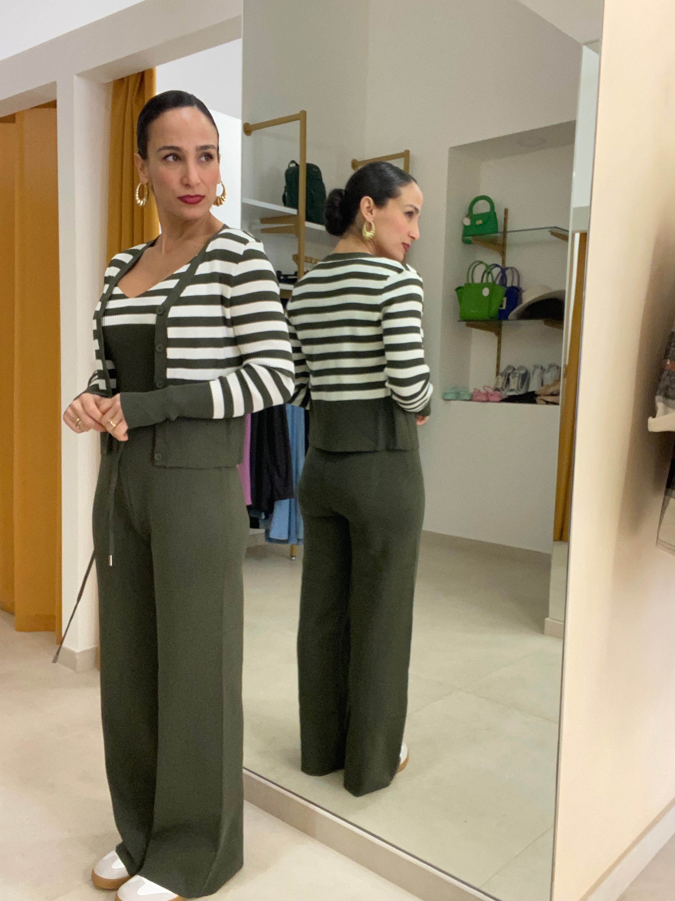 Coordinato tre pezzi in filo