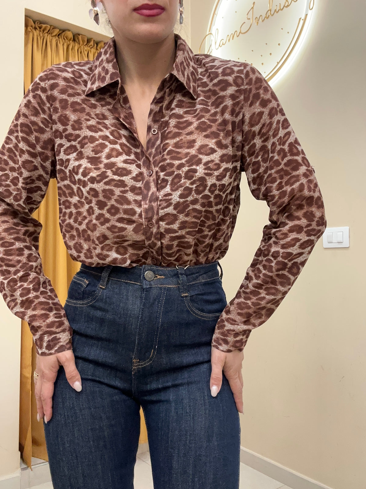 Camicia animalier