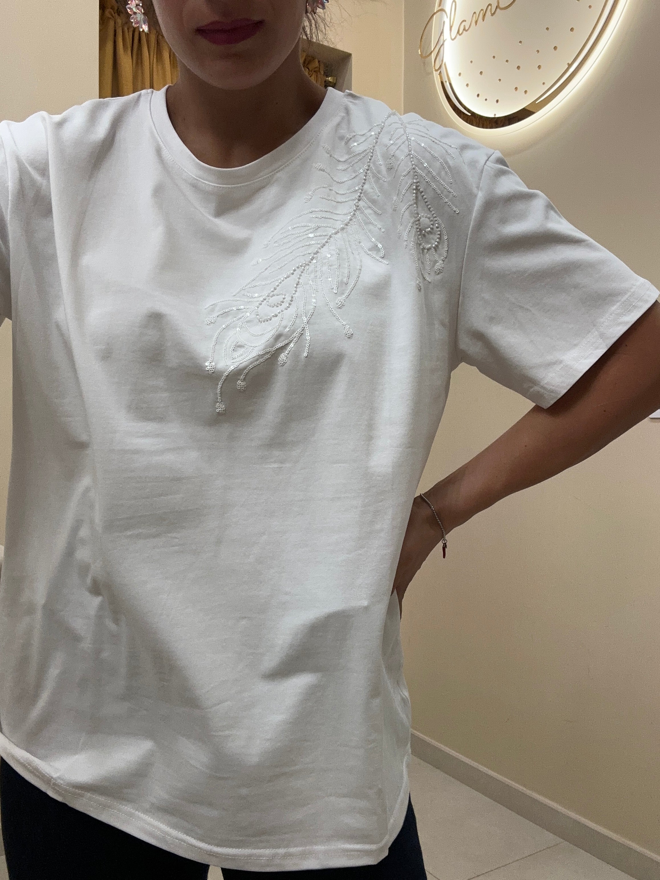 T-shirt foglie