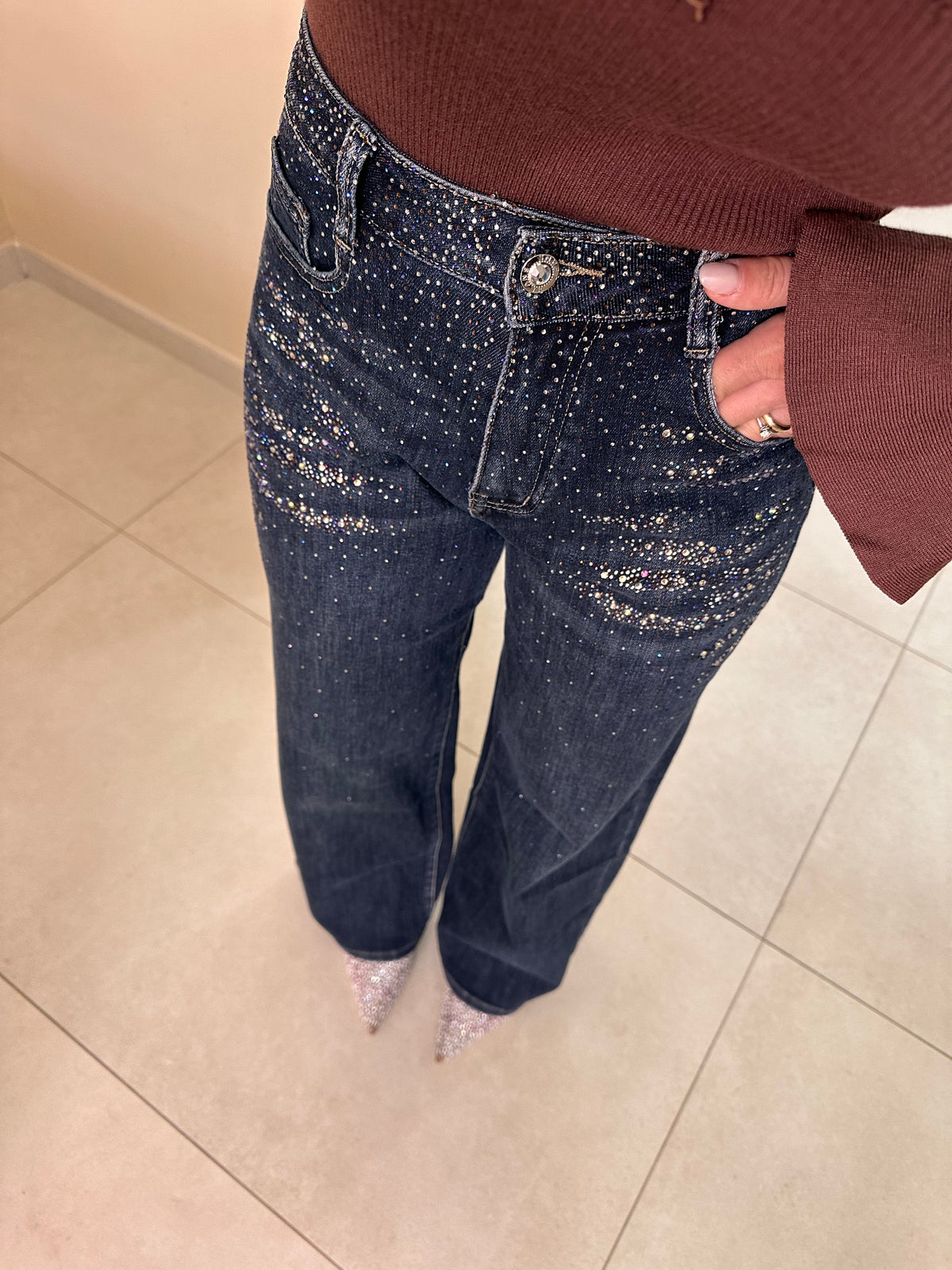 Denim brillantini 32298