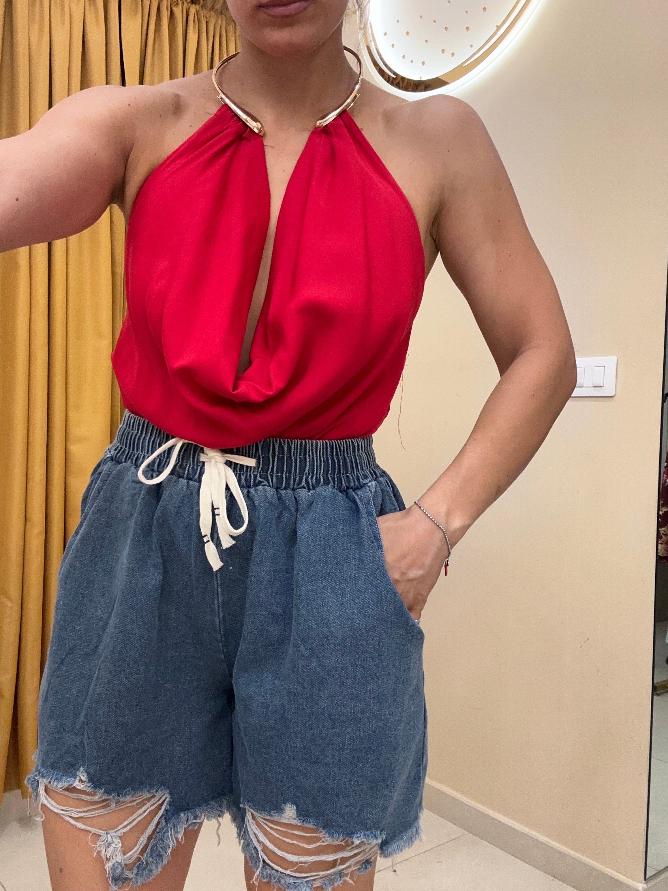 Blusa collana