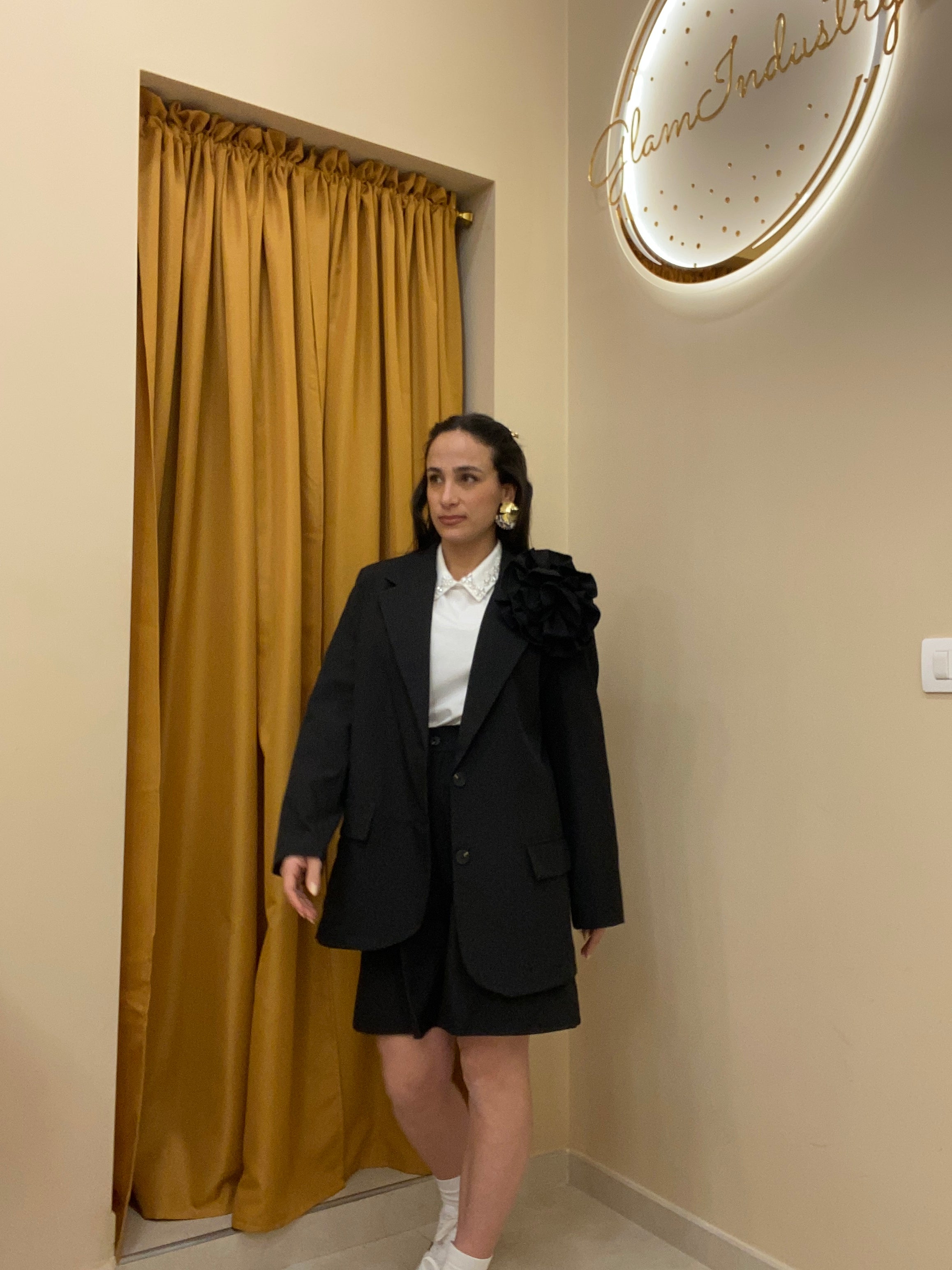 Tailleur bermuda spillaRosa