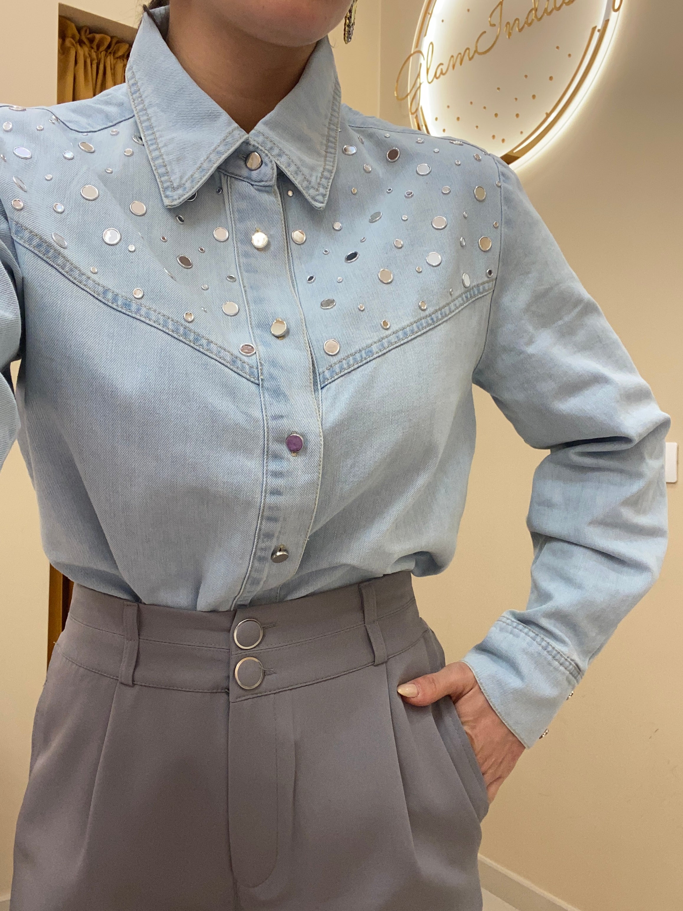 Camicia borchie