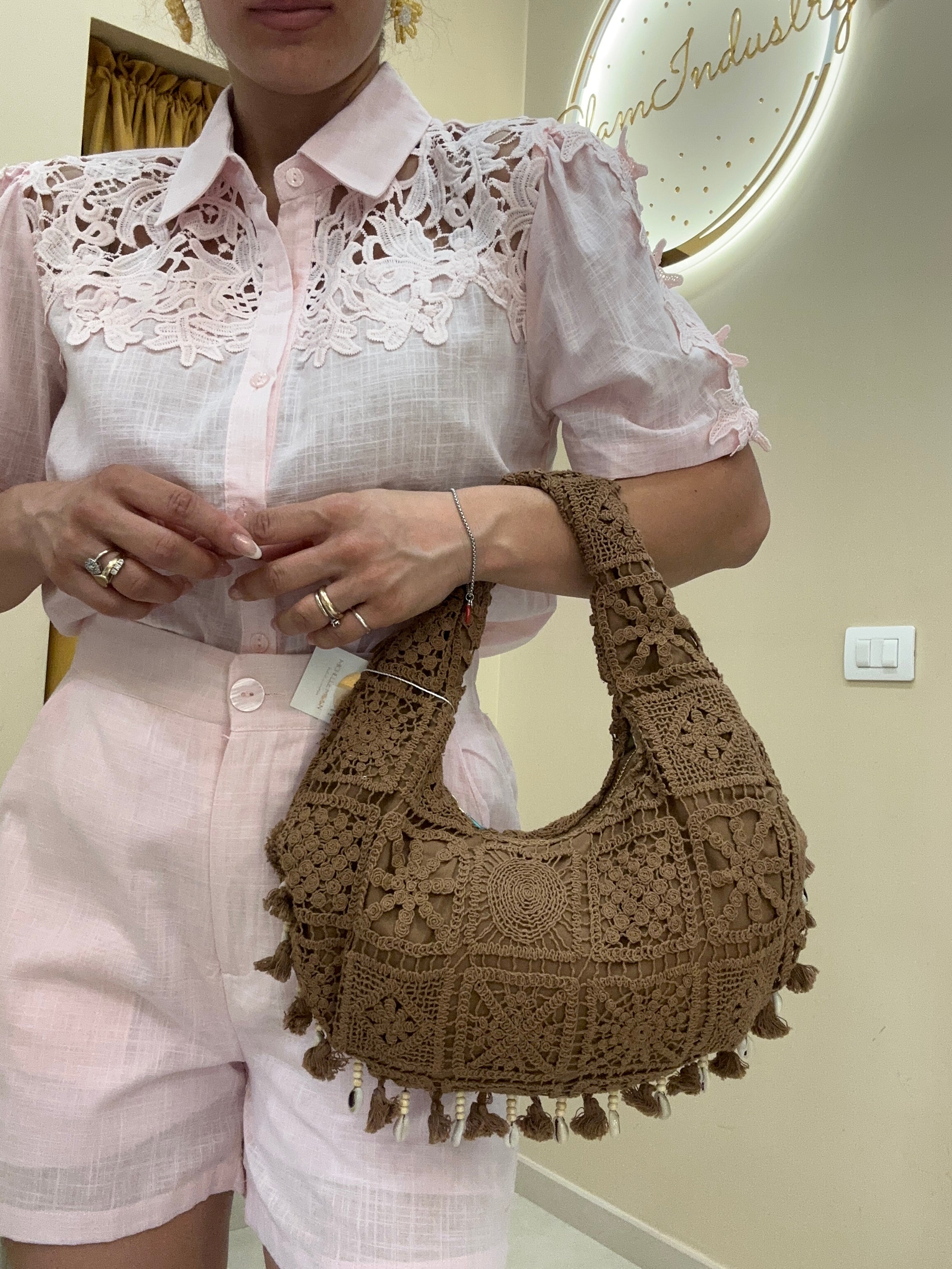 Borsa merletto