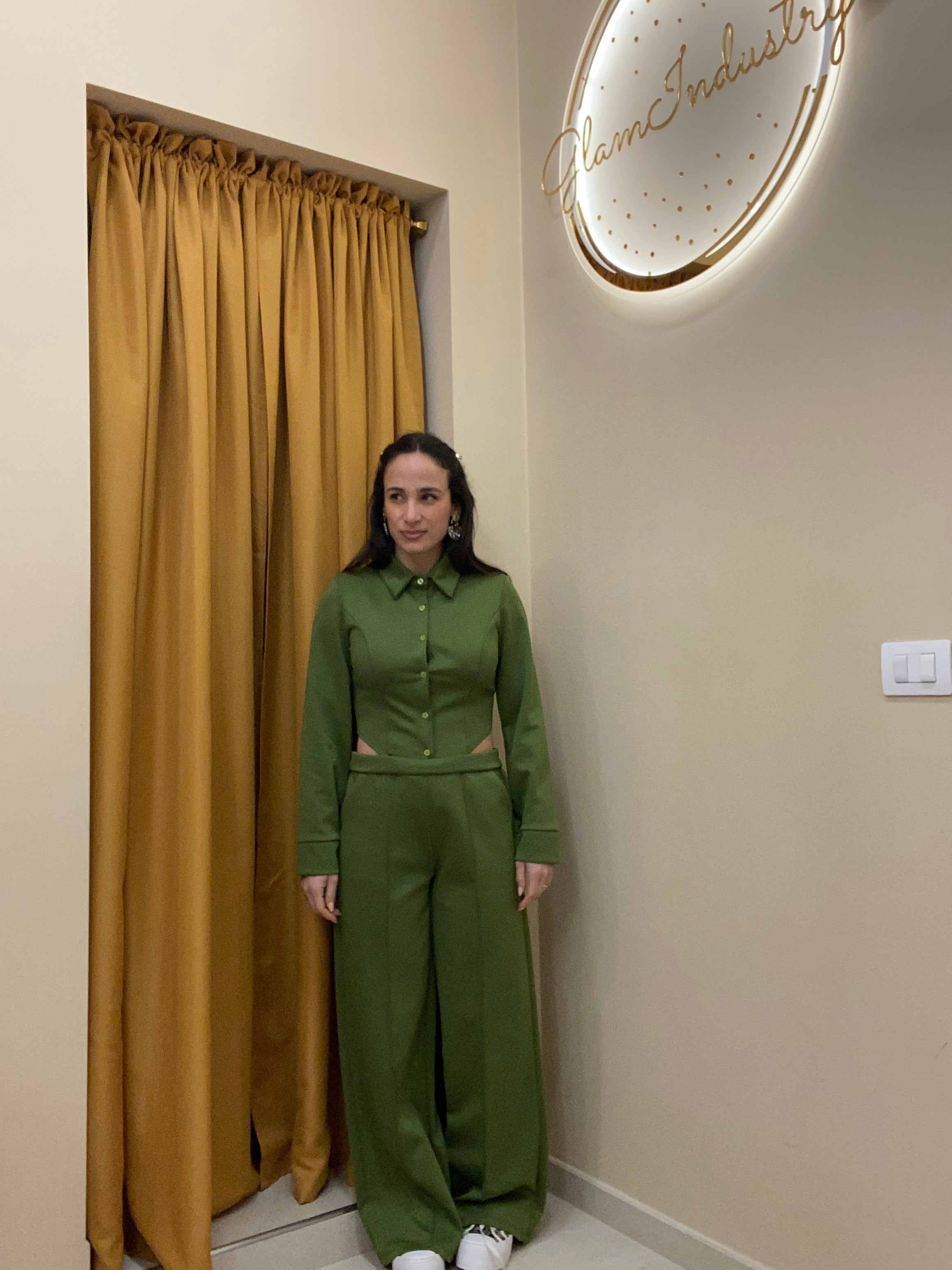 Coordinato tuta green