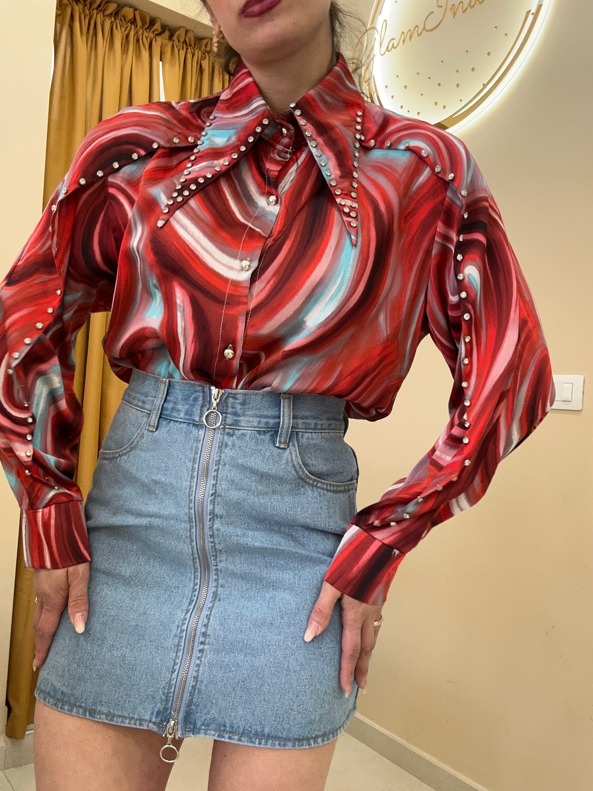 Camicia VG rosso