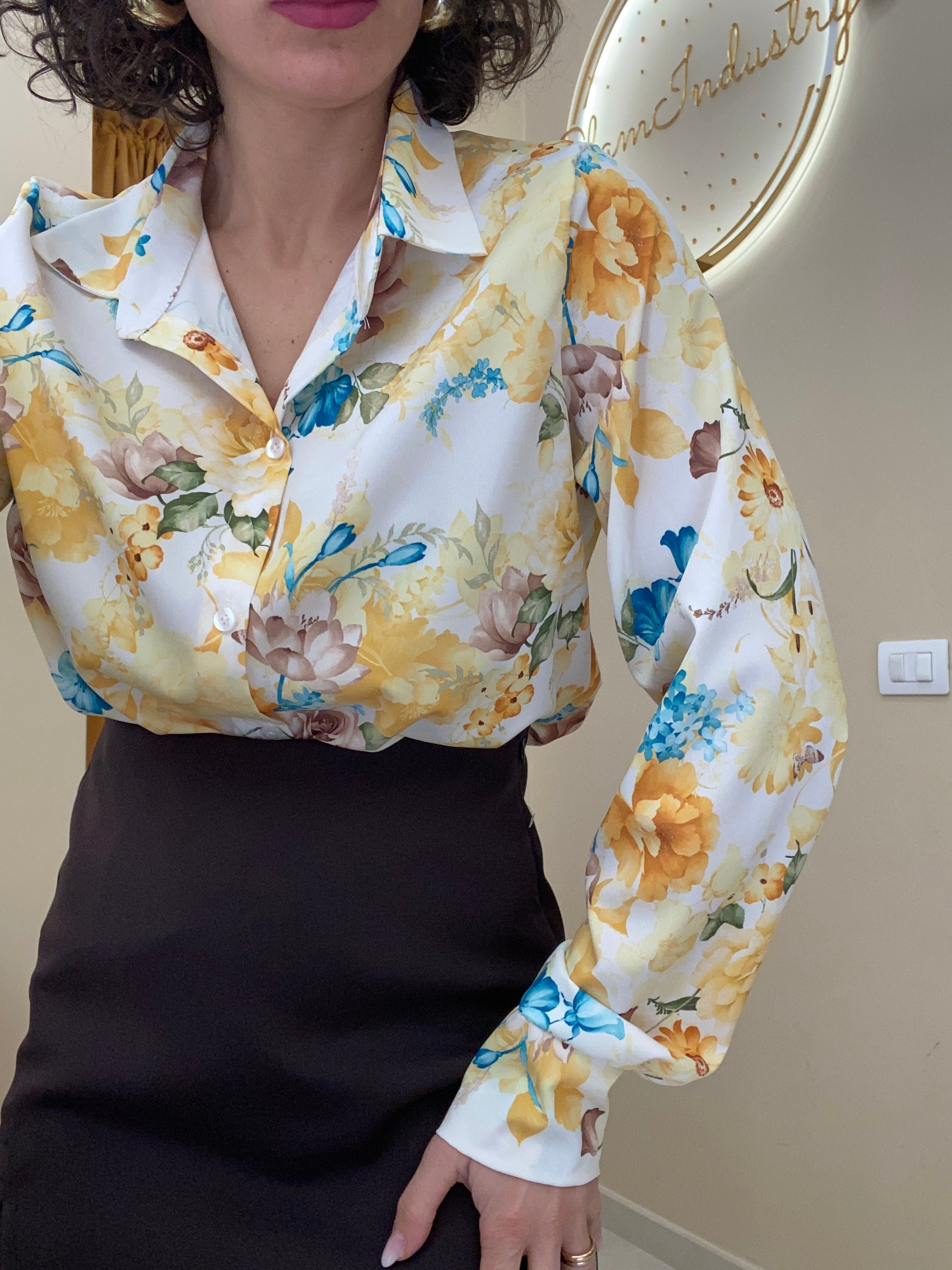 Camicia primavera gialla