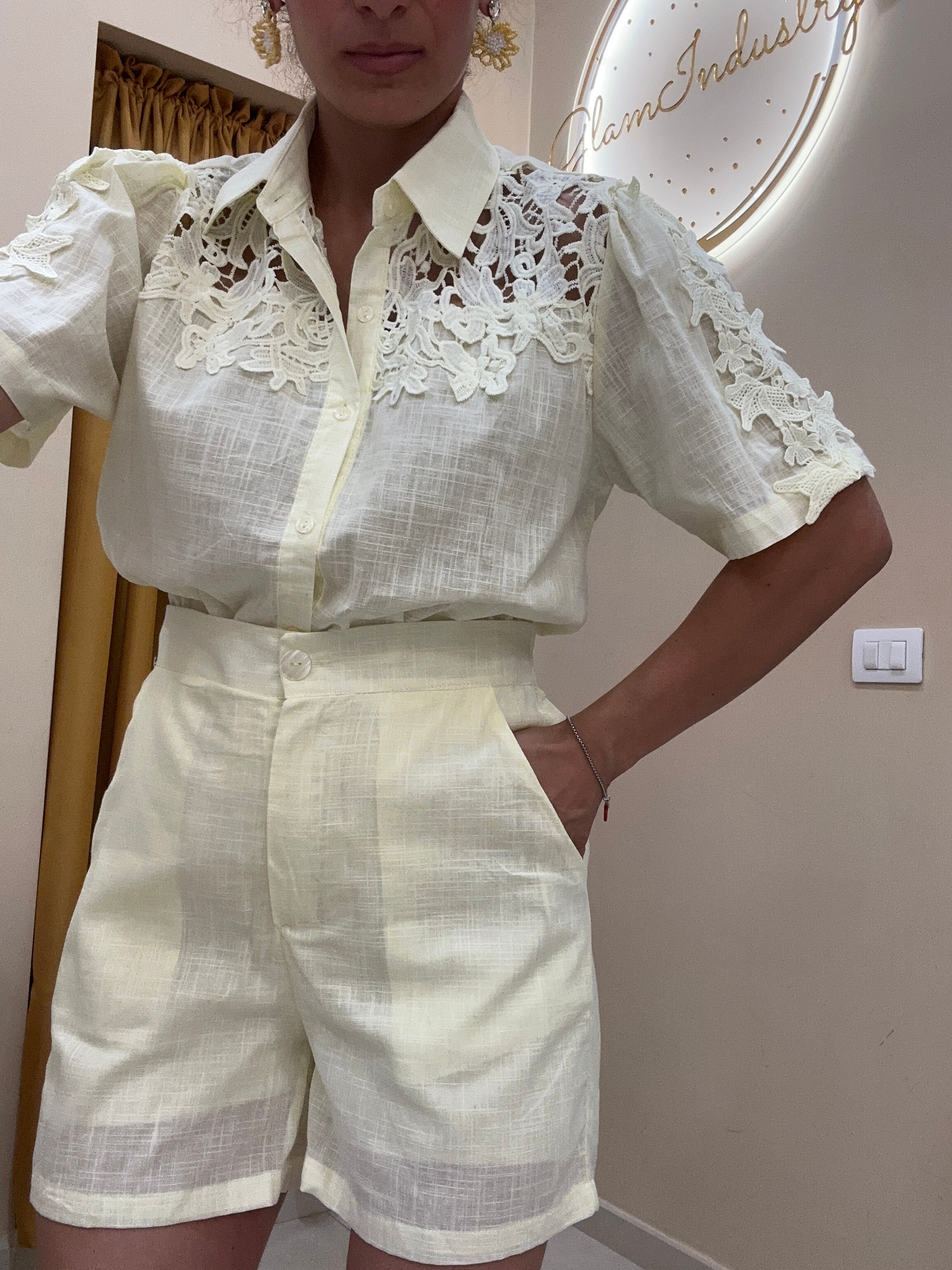 Coordinato con camicia chic