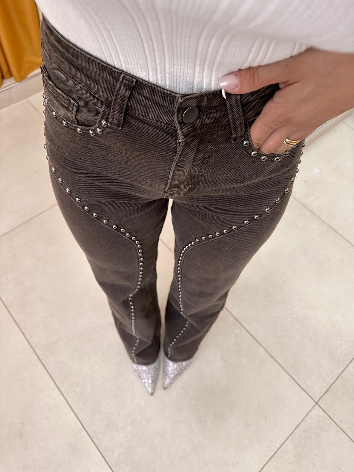 Denim country borchie