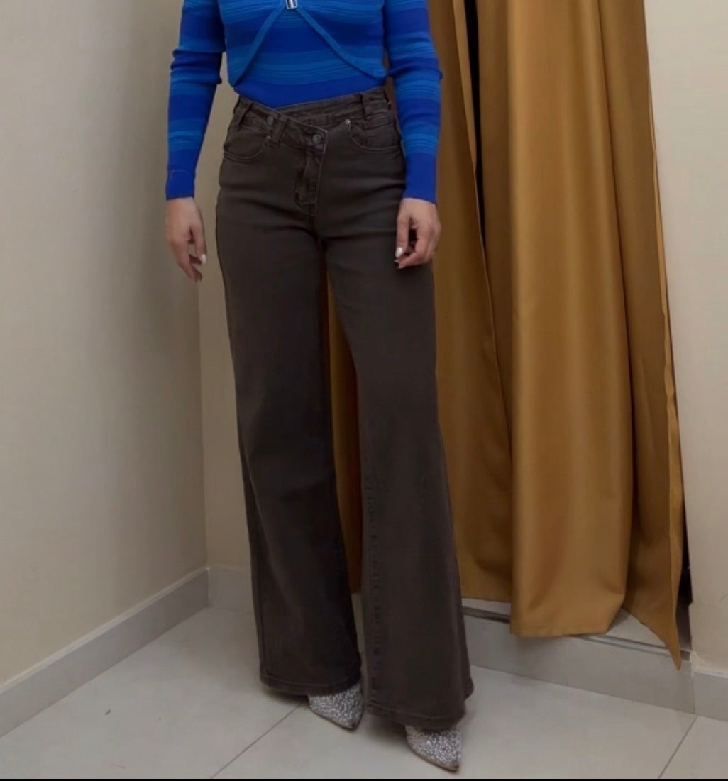 Denim marrone lateral 8842