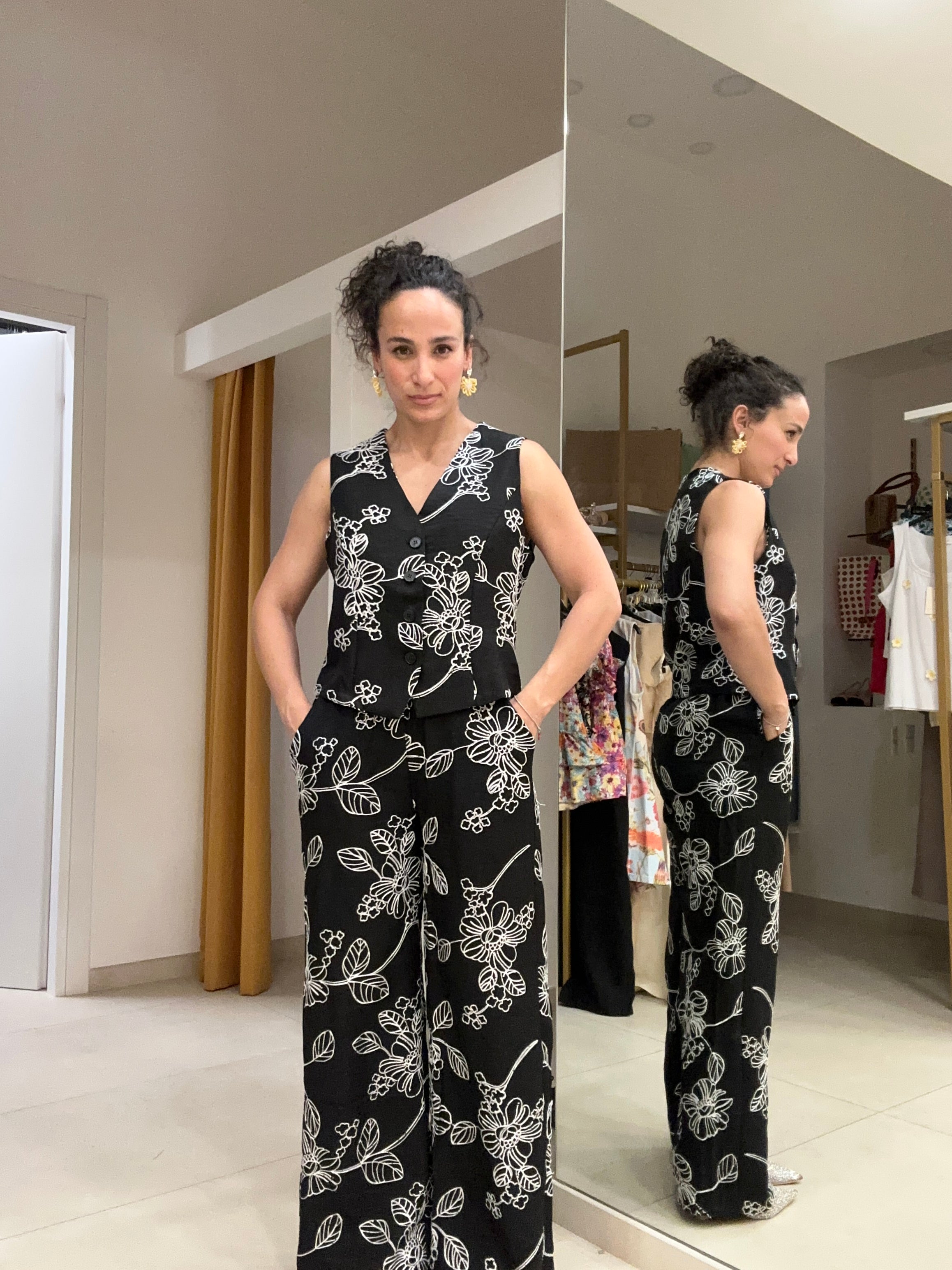 Tailleur fiorato