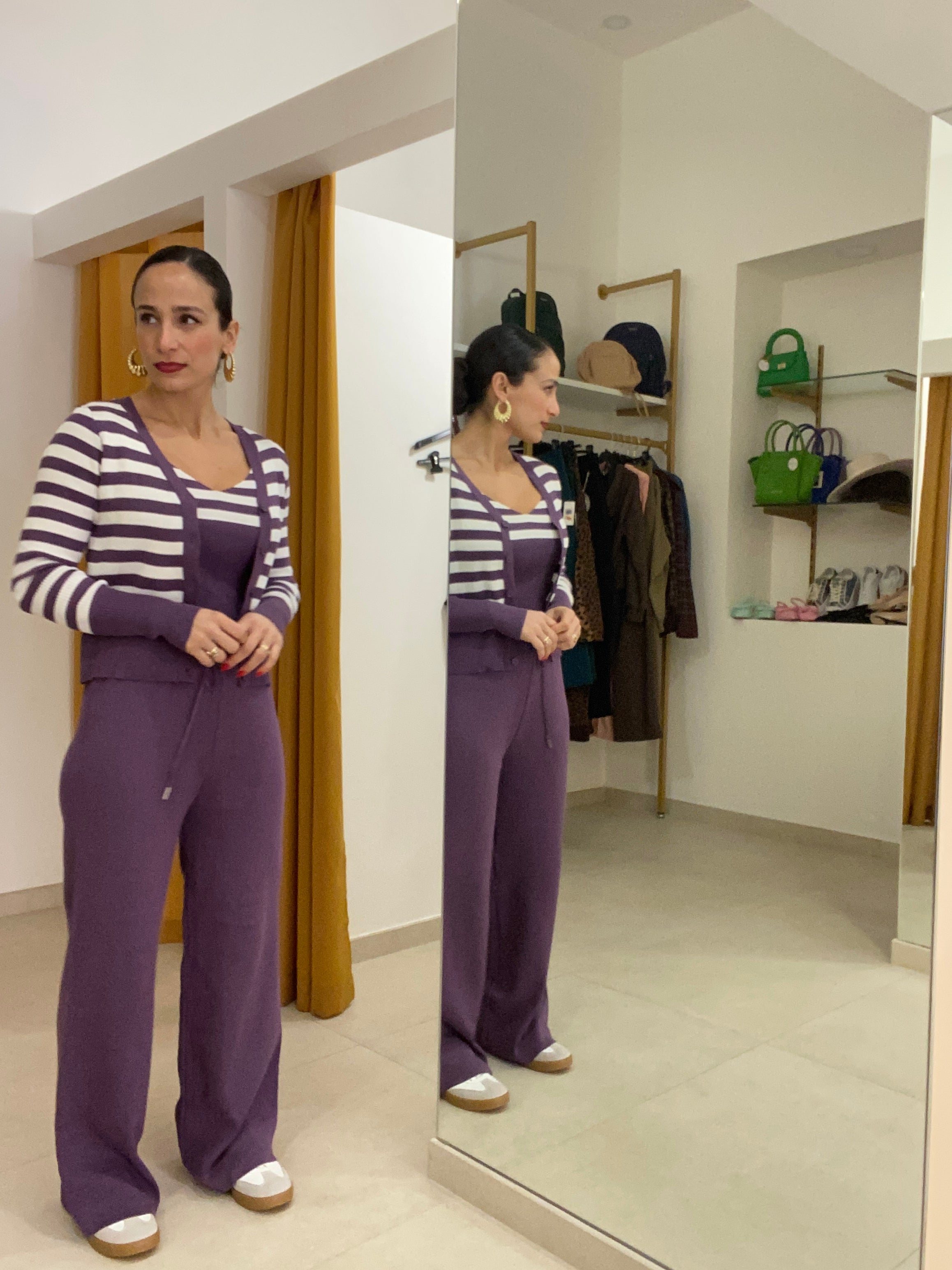 Coordinato tre pezzi in filo