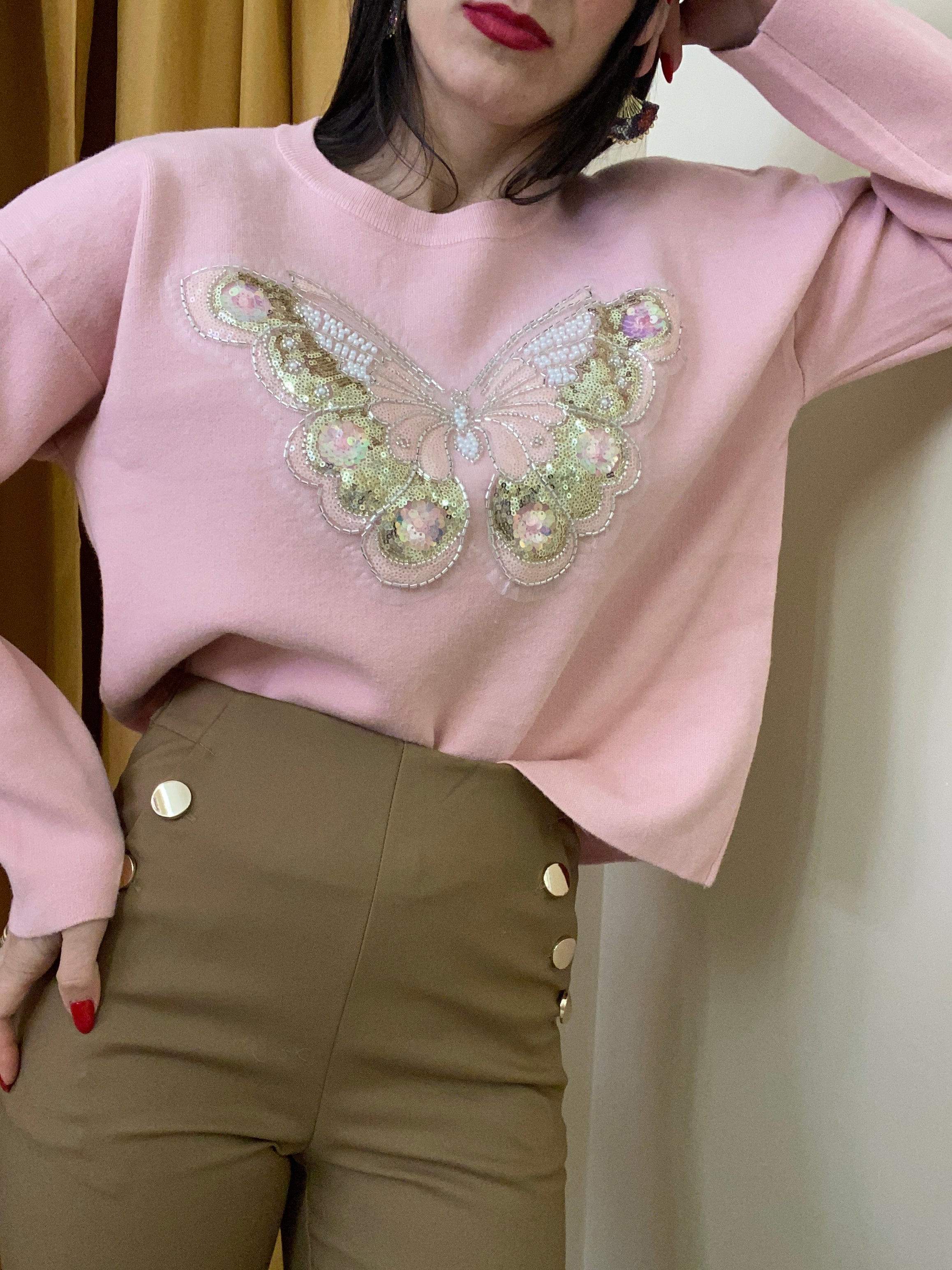 Maglione farfalla