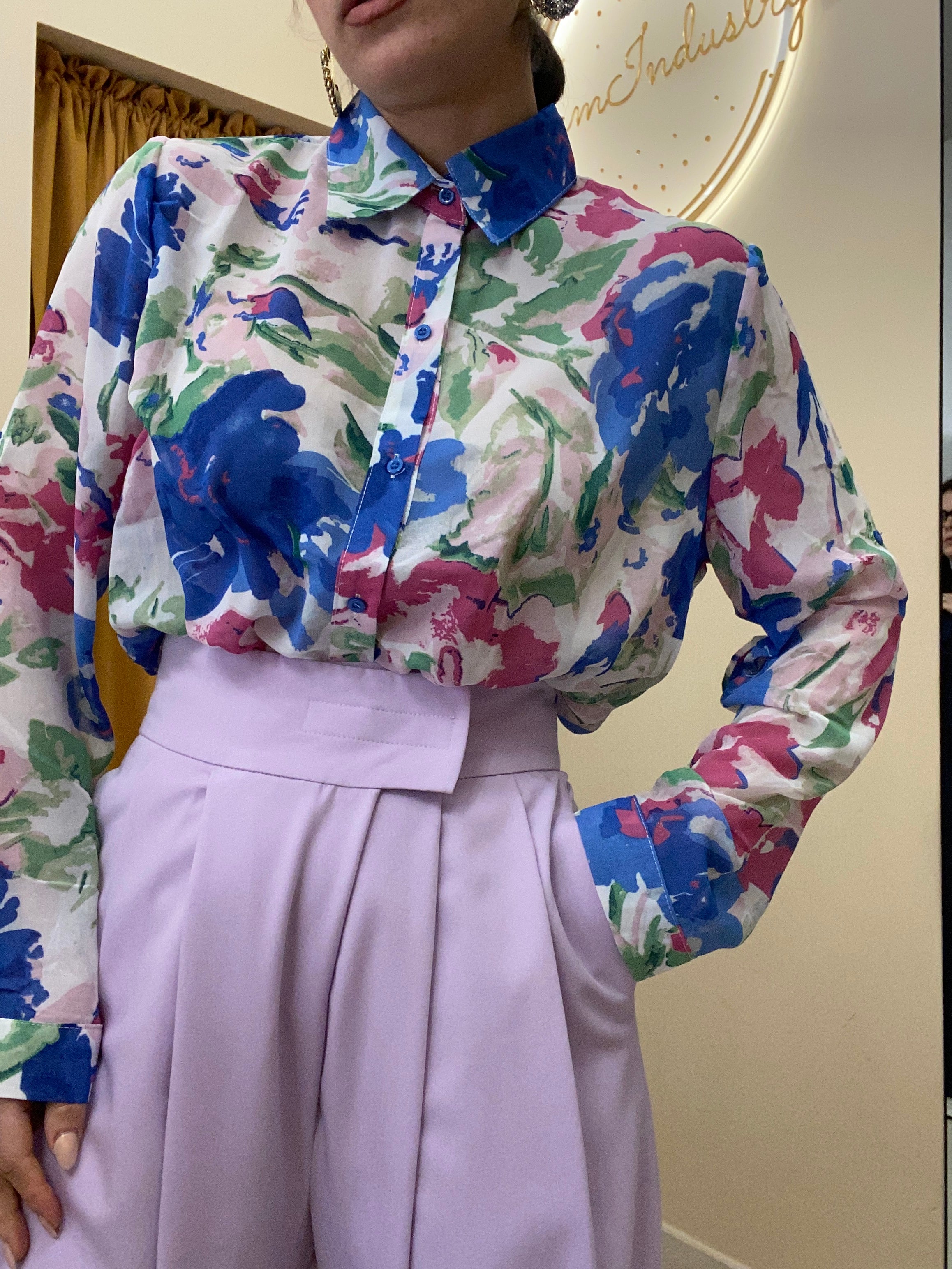 Camicia prato fiorito