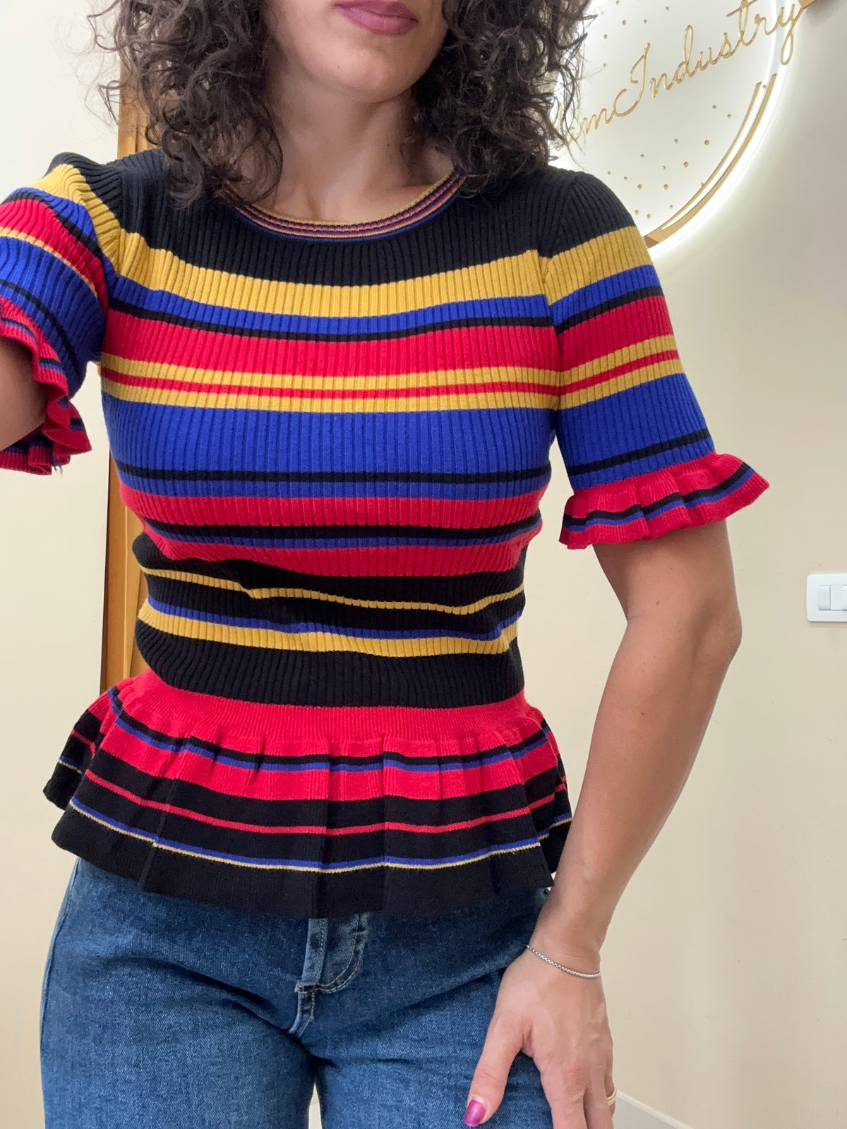 Maglia filo particolare