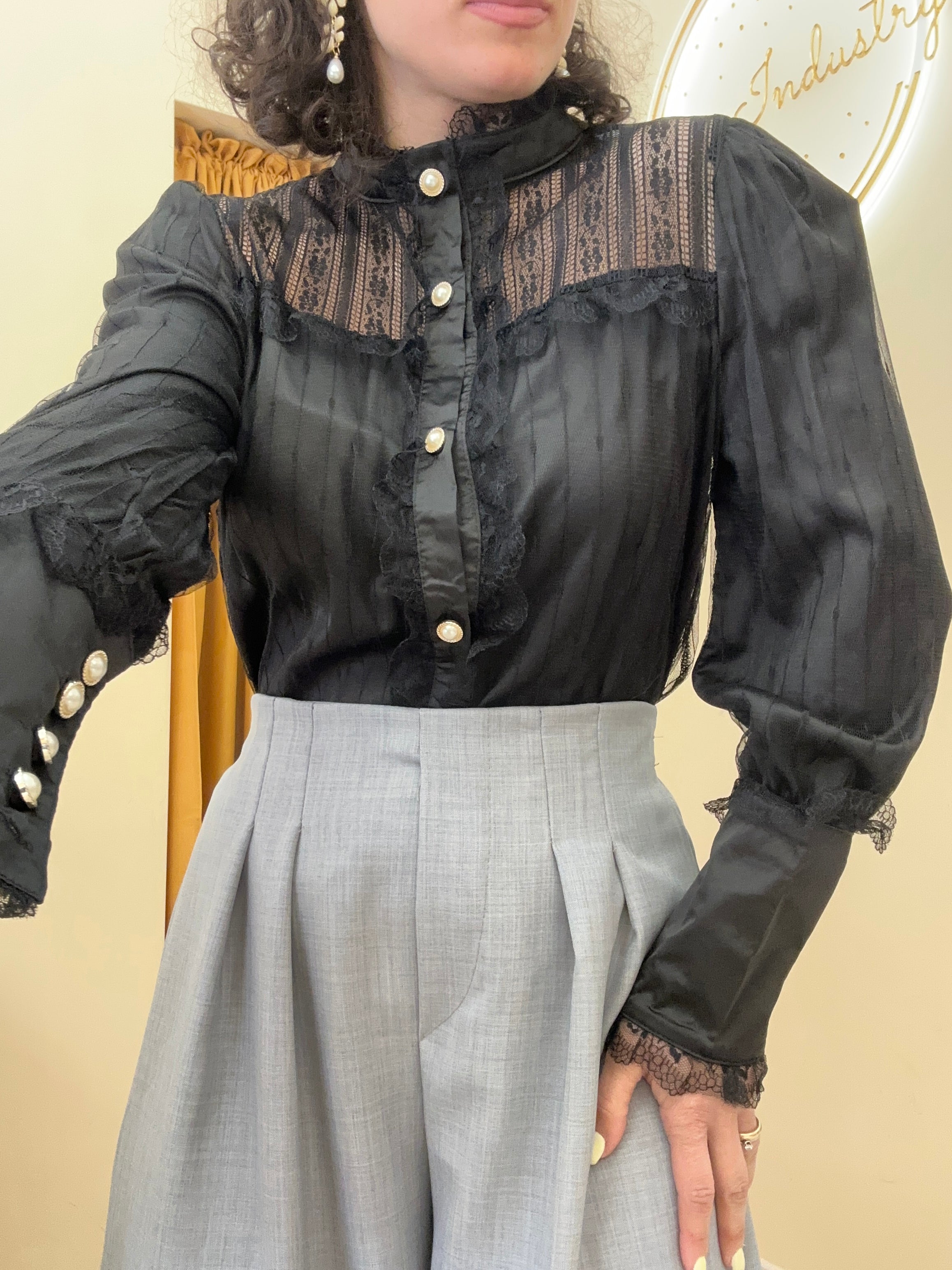 Camicia dama NERO