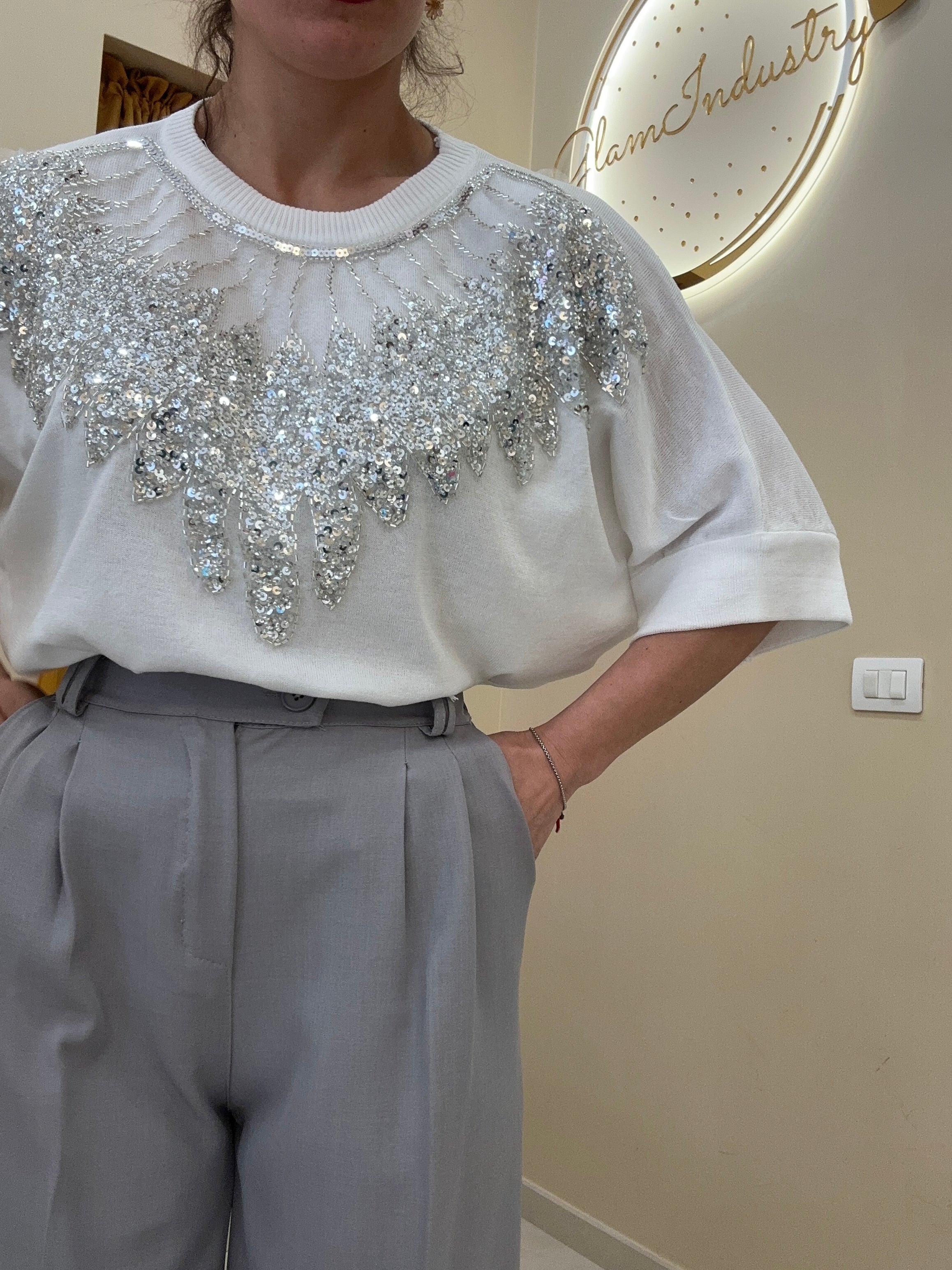 Maglia in filo “illuminazione”