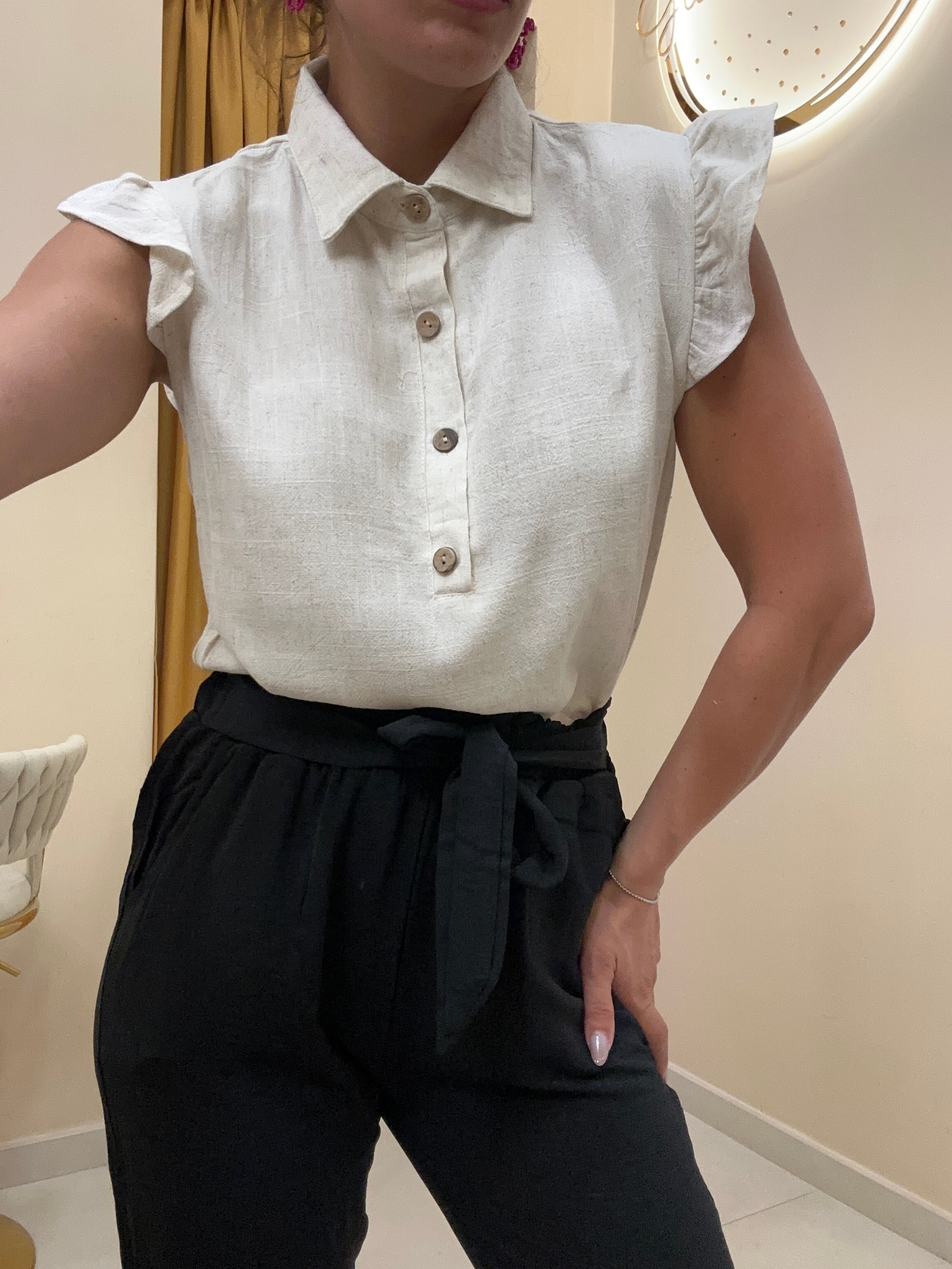 Camicia rouches