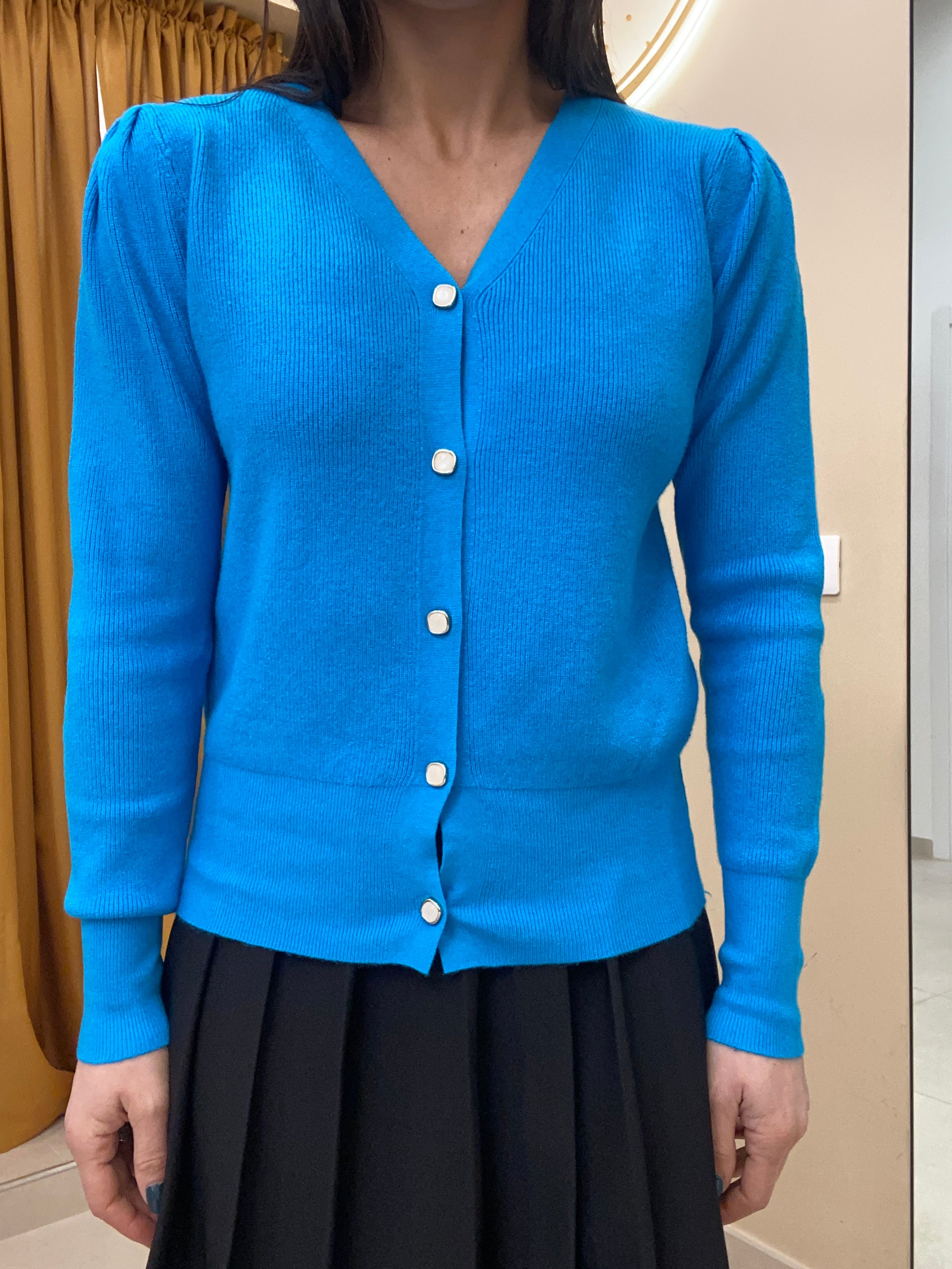 Cardigan leggero sbuffo