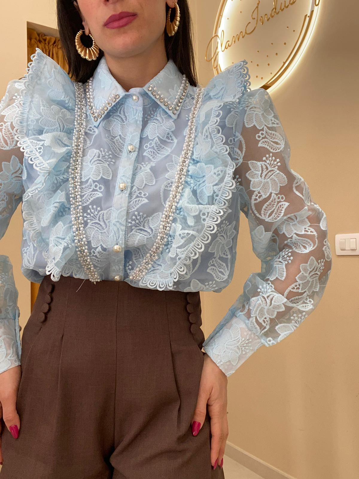 Camicia Andrea azzurra