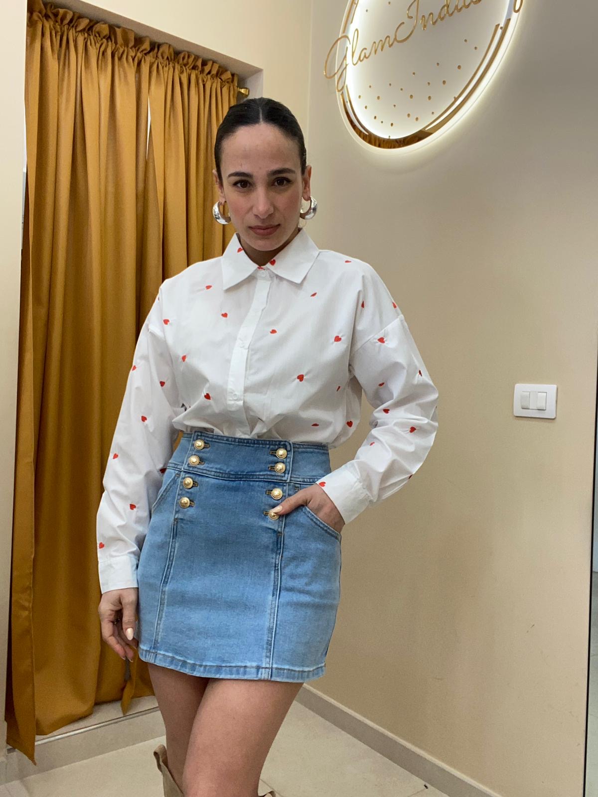 Camicia cuori