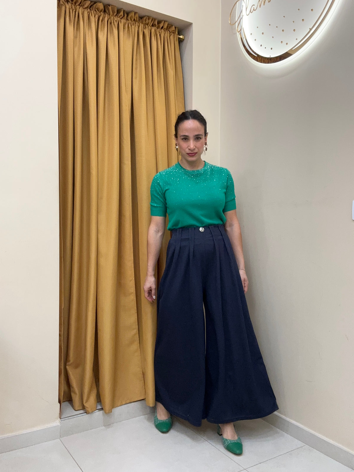 Pantalone campana over