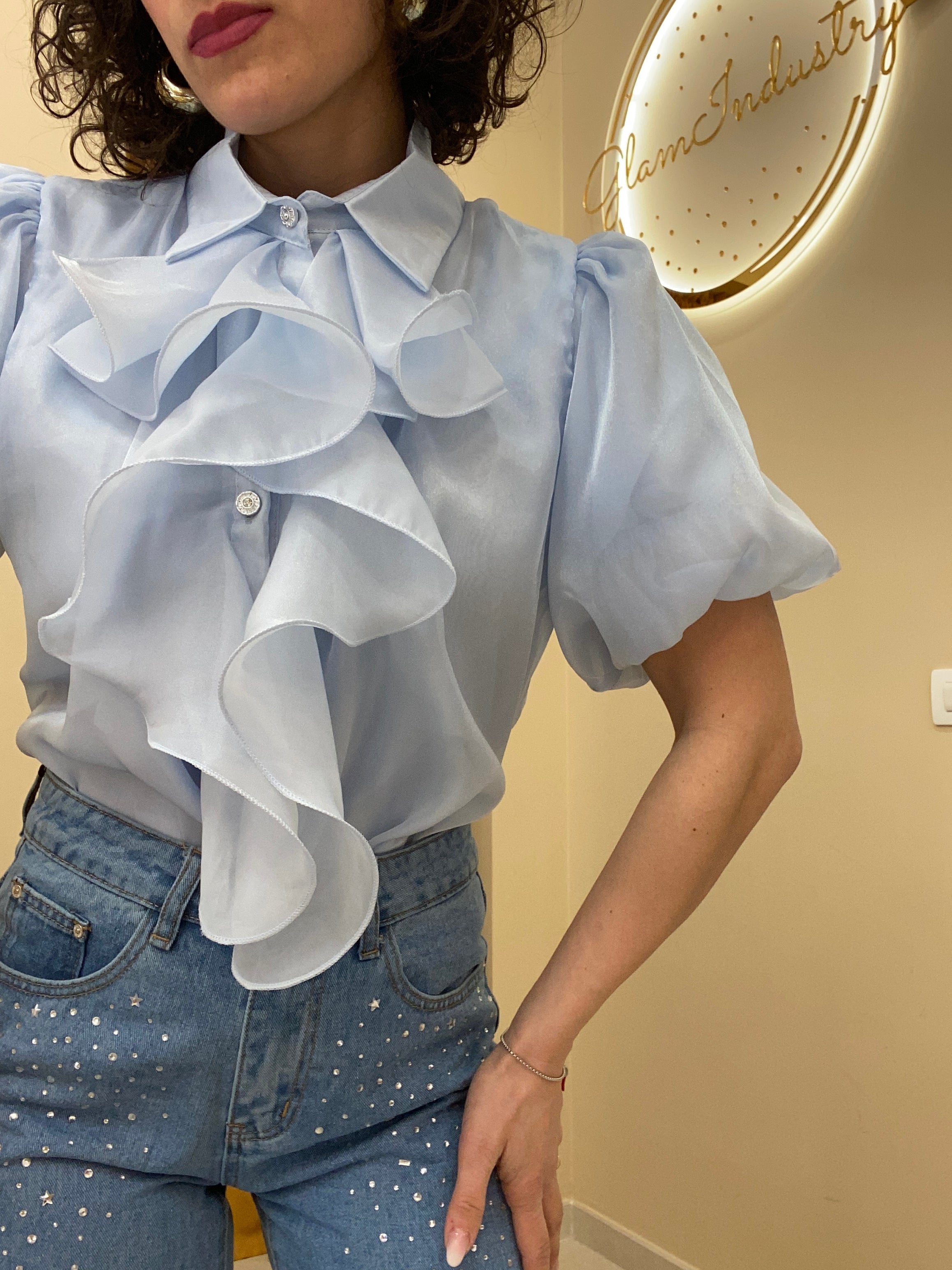 Camicia 9913  azzurra