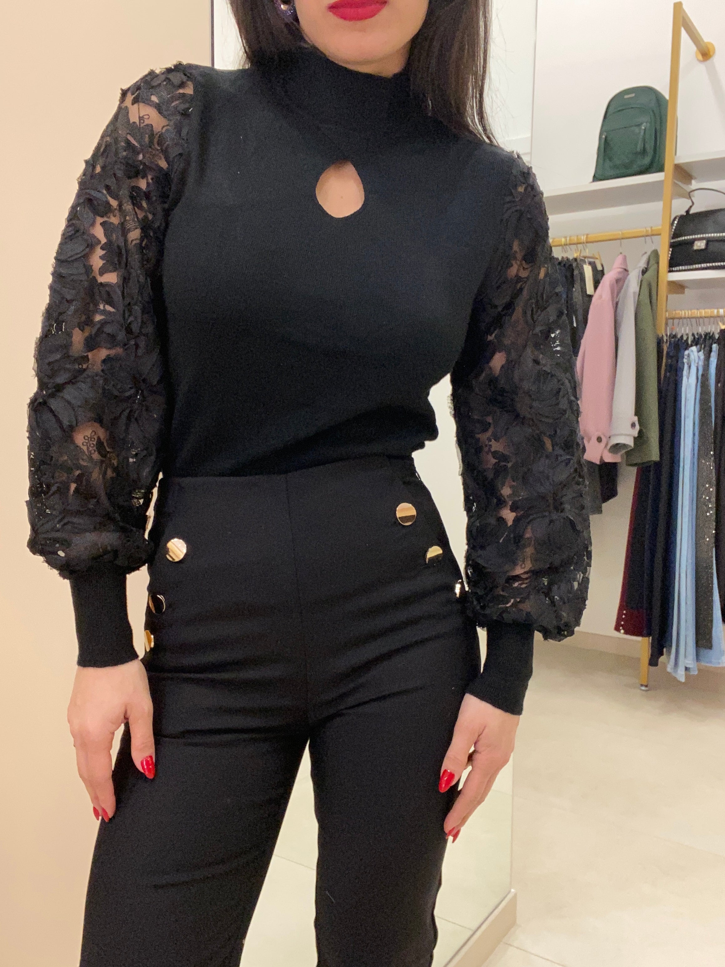 Pantalone wow bott oro