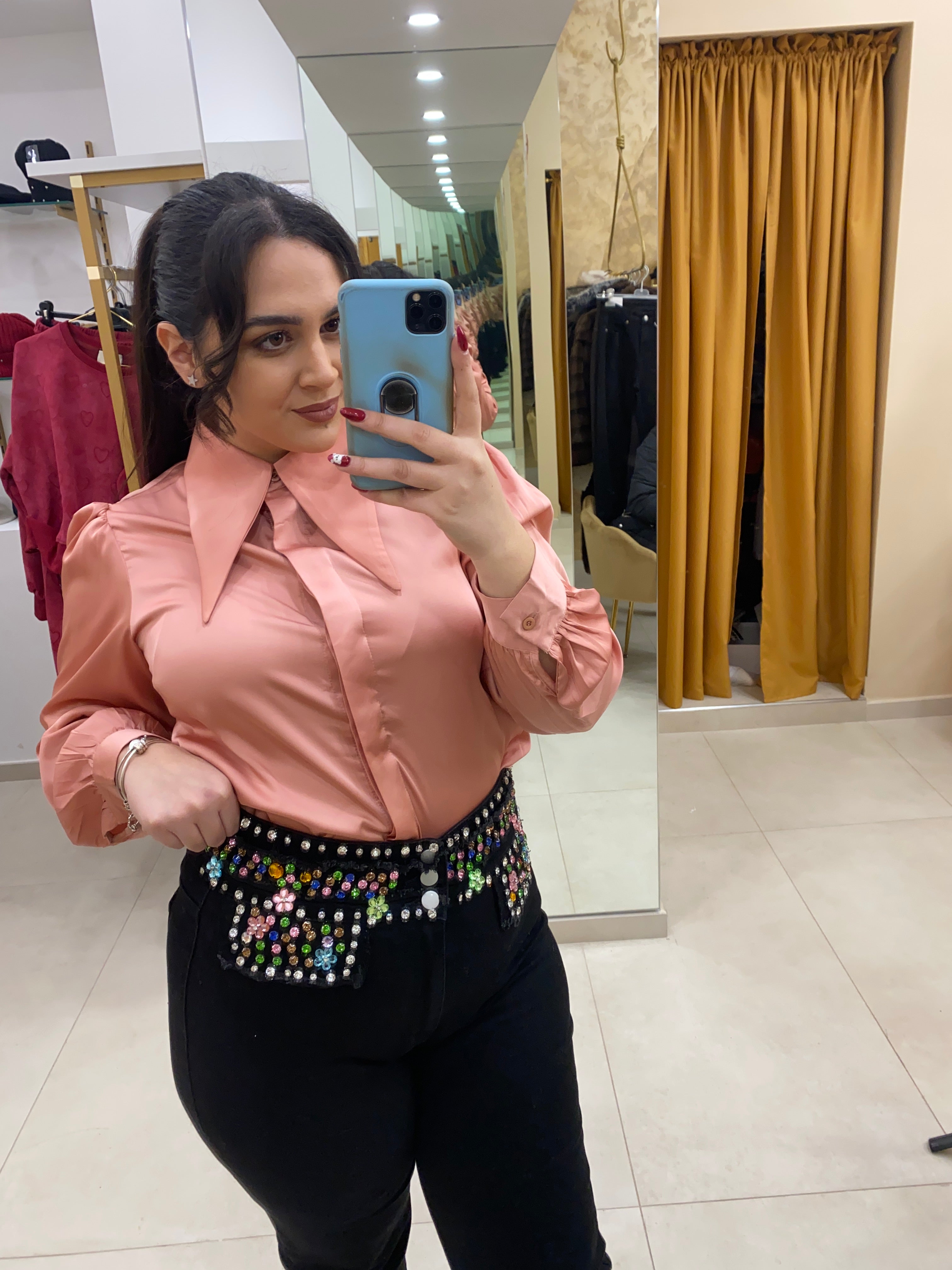 Camicia colletto lungo SOLO L