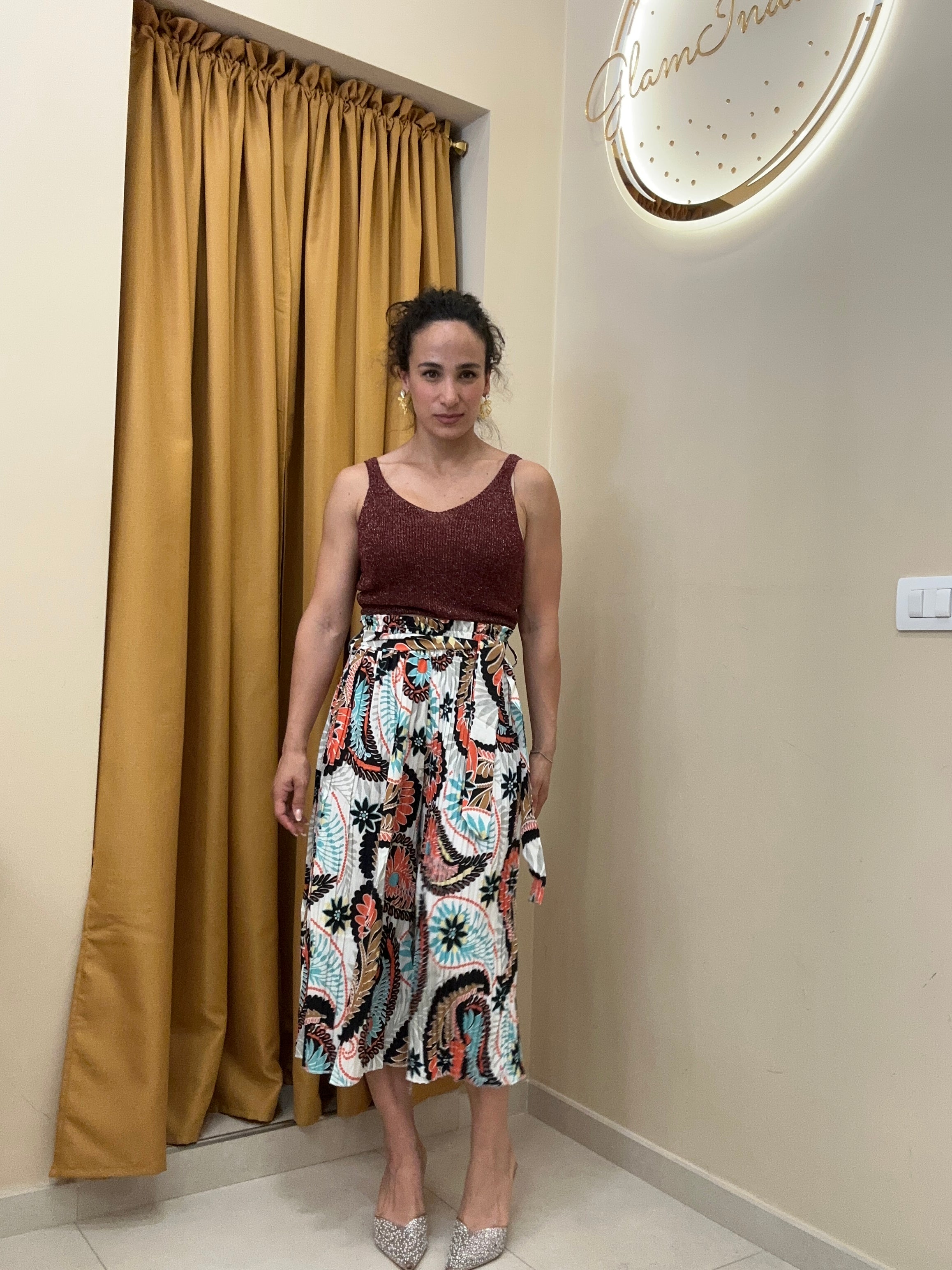 Pantalone caviglia pliss