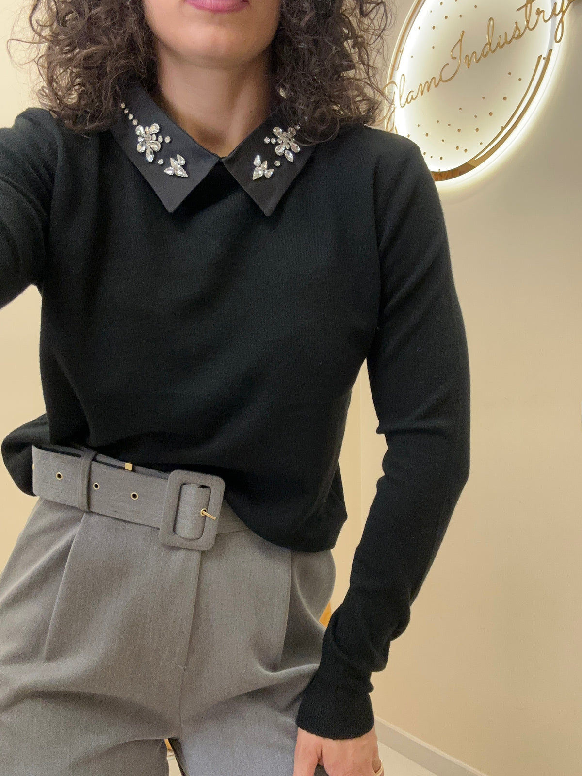 Maglione colletto