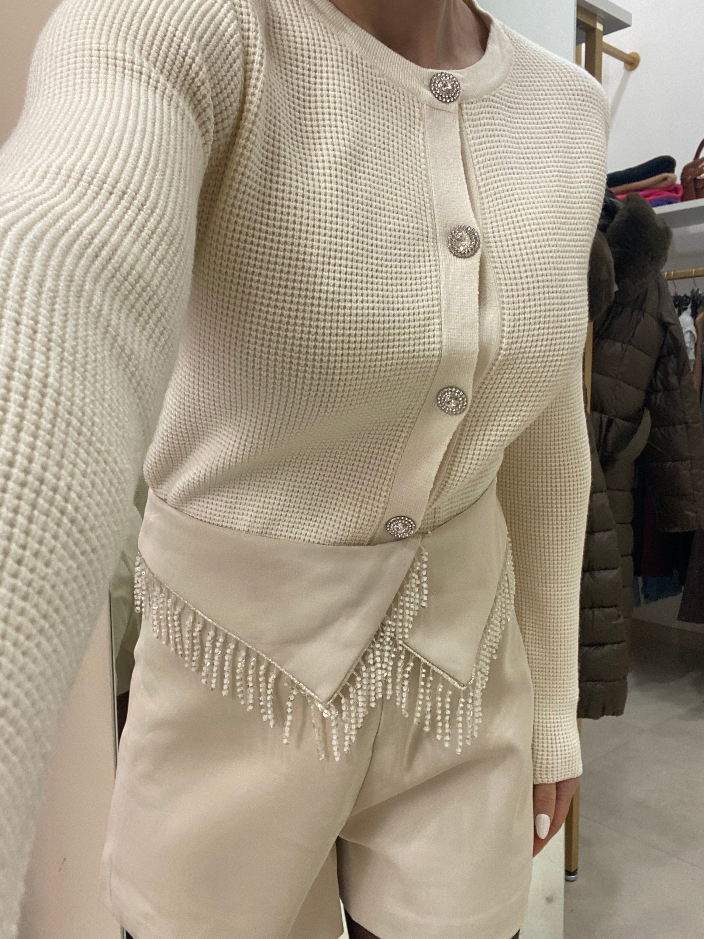 Cardigan particolare