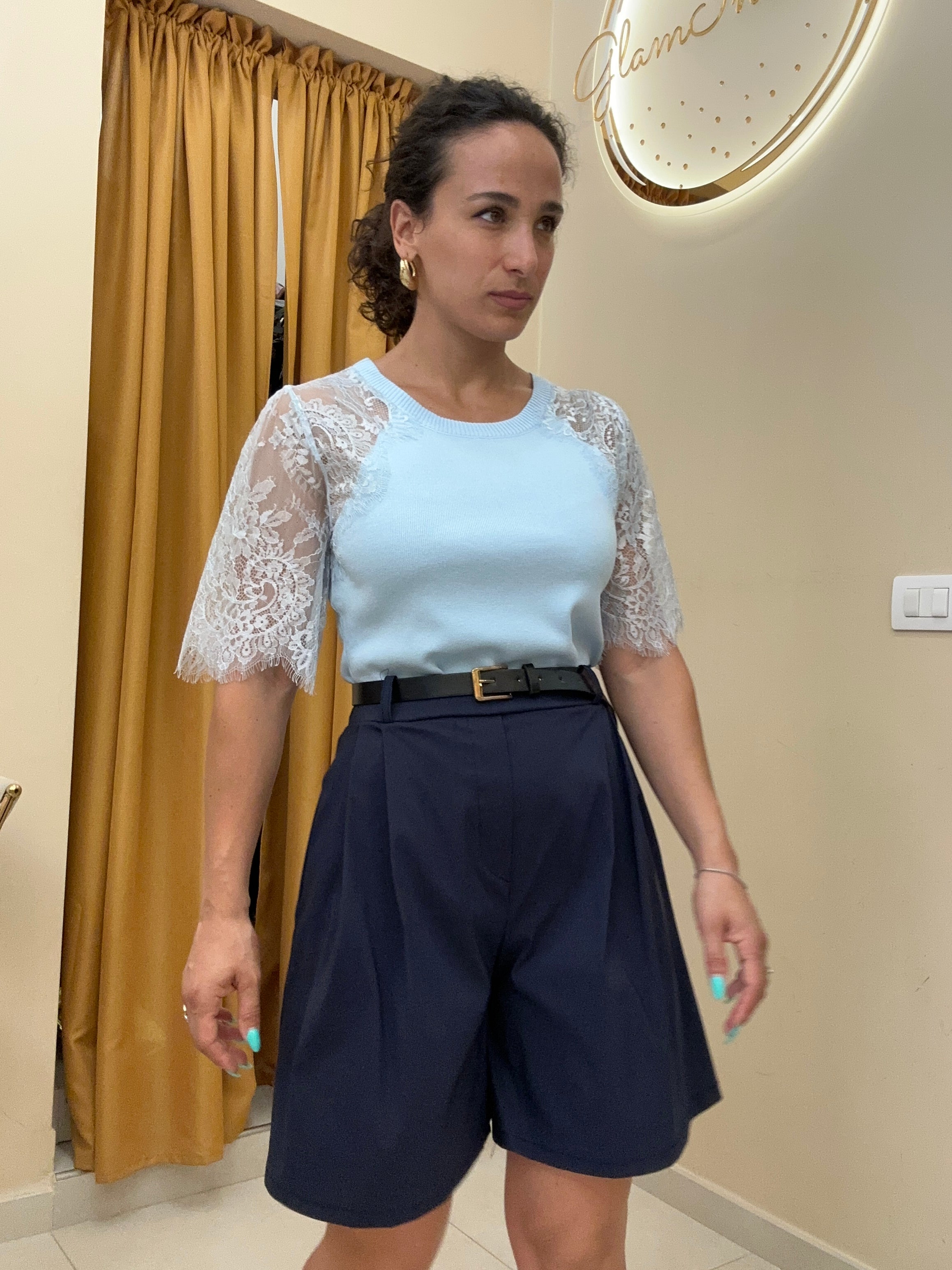 Maglia manica Macrame