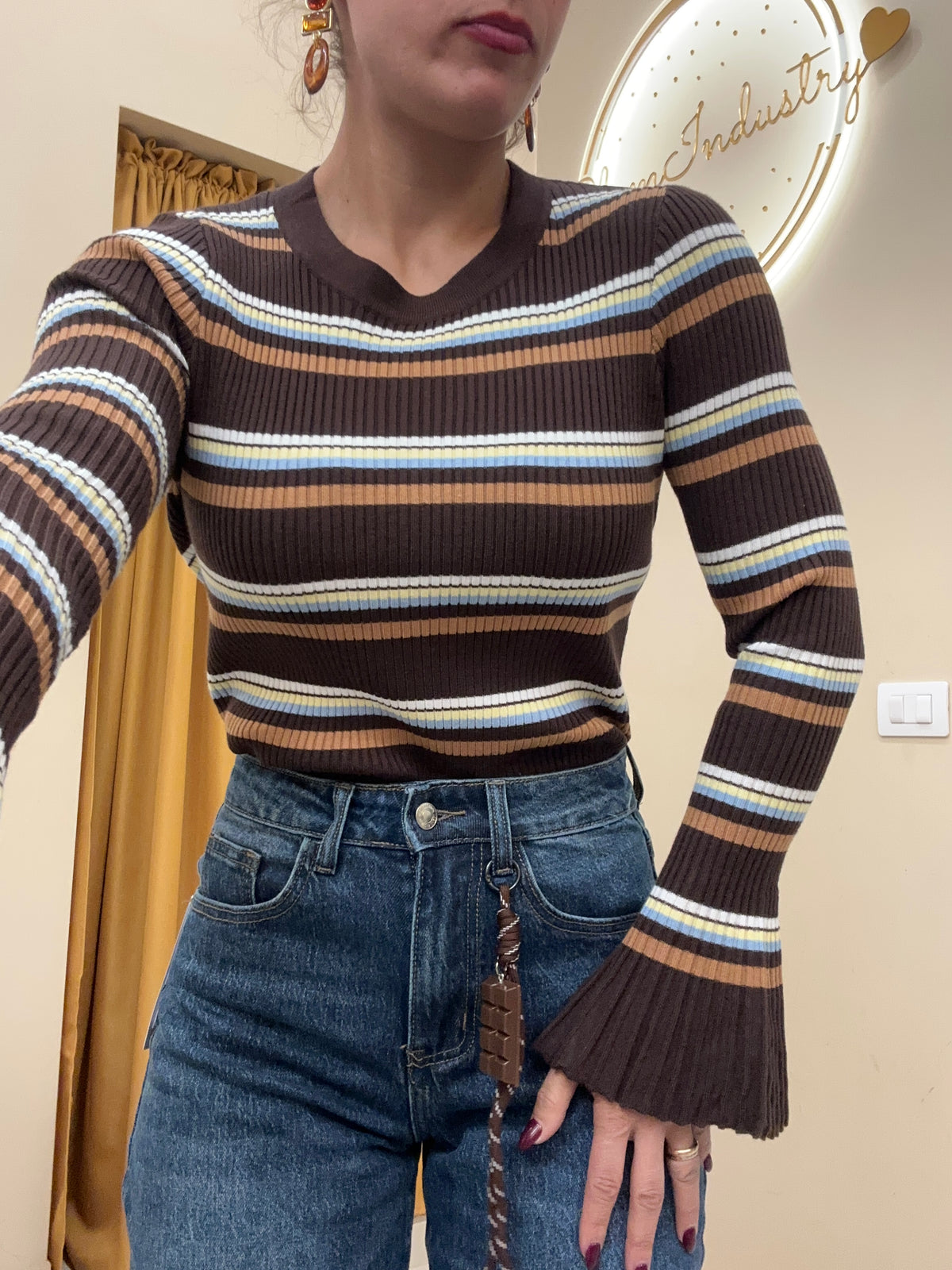 Maglia costine Campanella