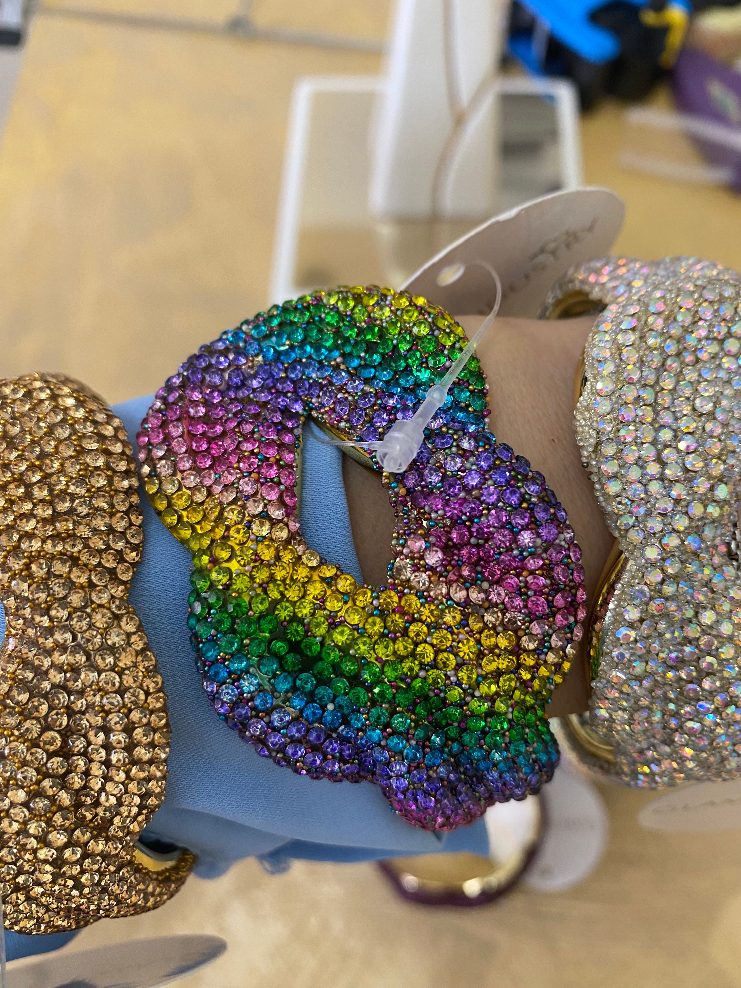 Bracciale nodo brillantini