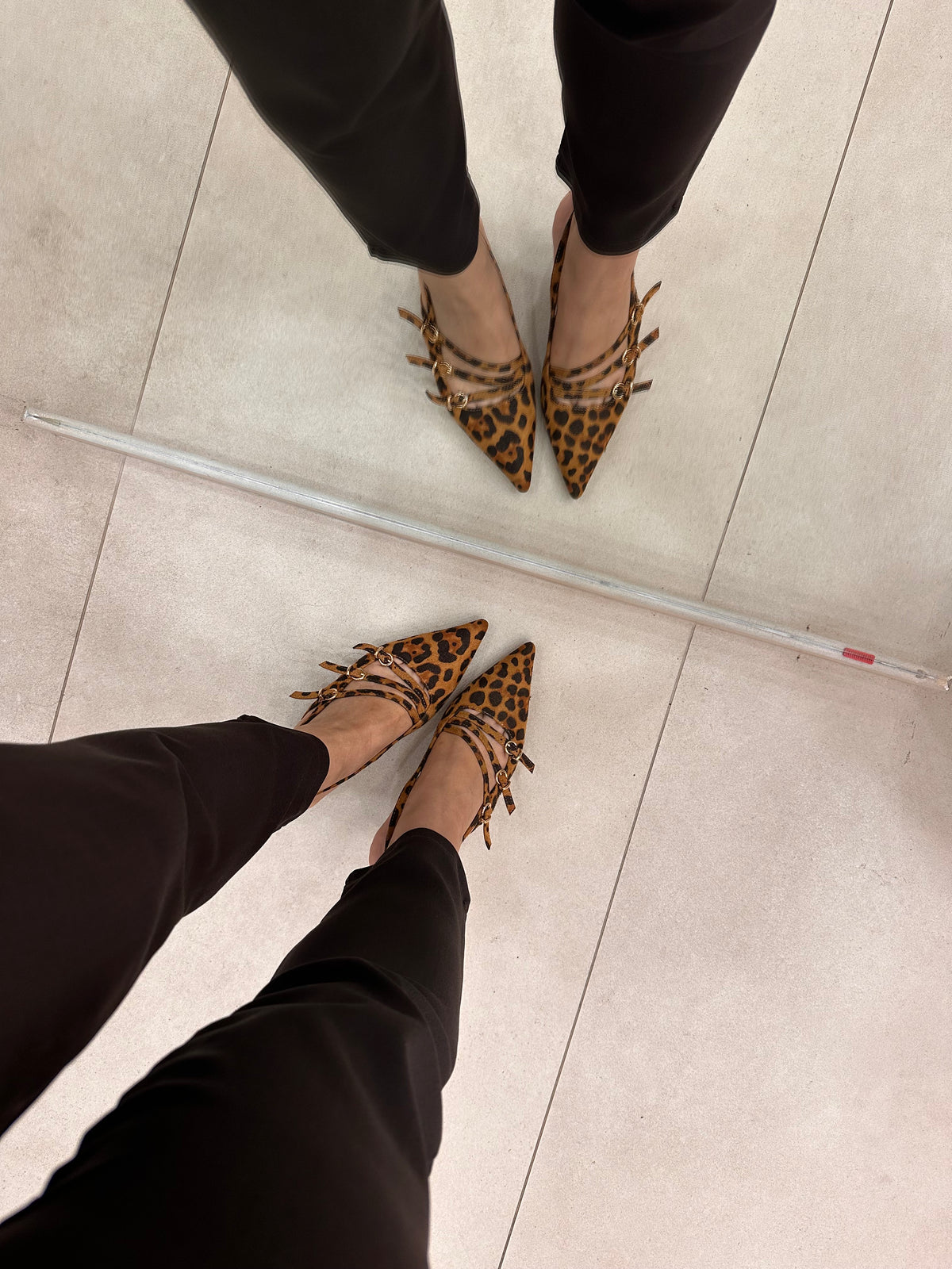 Slingback animalier 2761