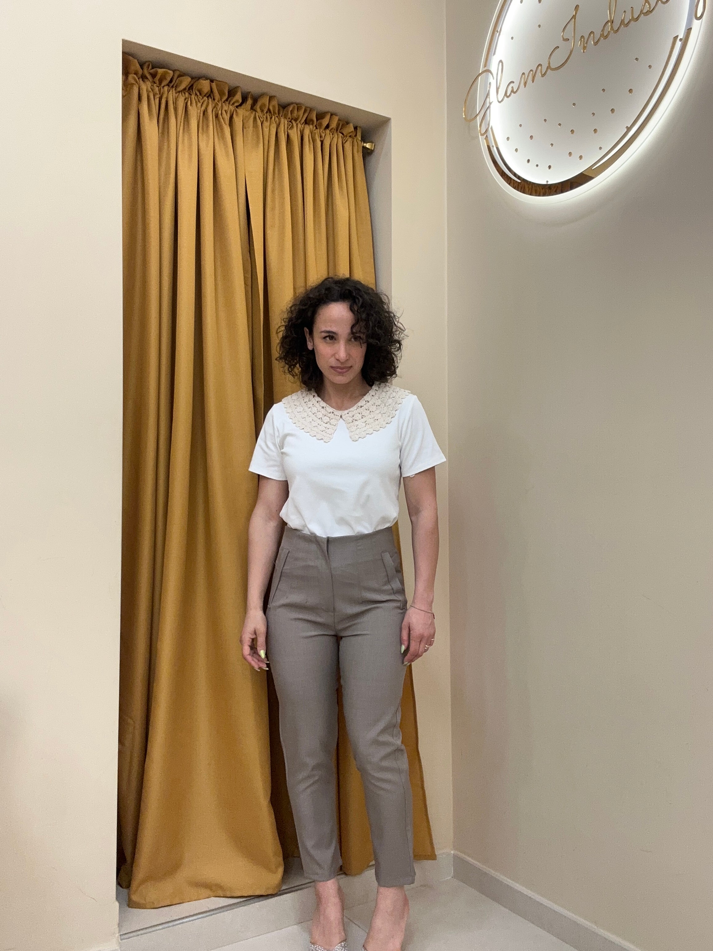 Pantalone mod zara SABBIA